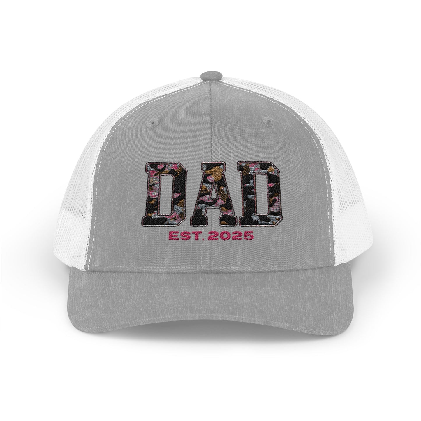 Personalized Embordered Dad Hat - Snapback Trucker Cap for Dad, Personalize with Child(ren) Name(s)