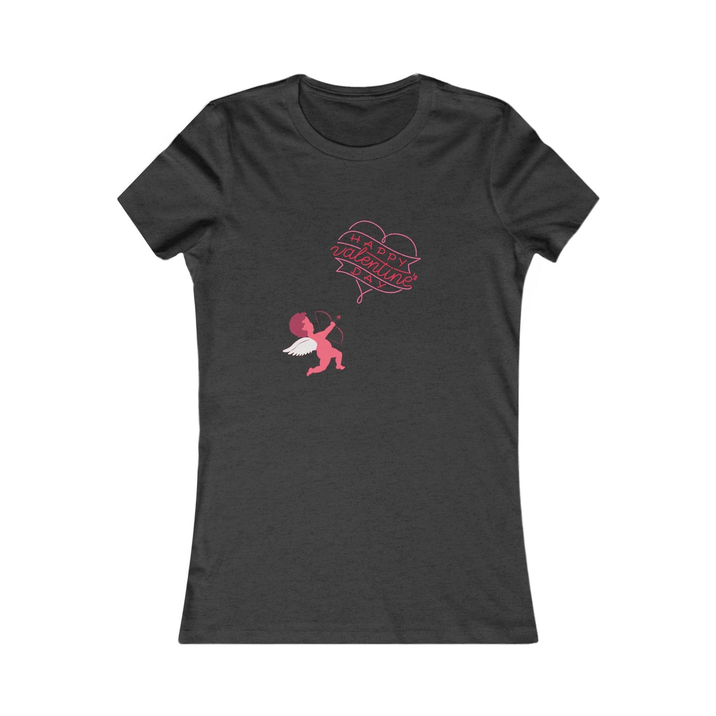 Valentine's Day Women's Favorite Tee - Cute Cupid Graphic T-Shirt