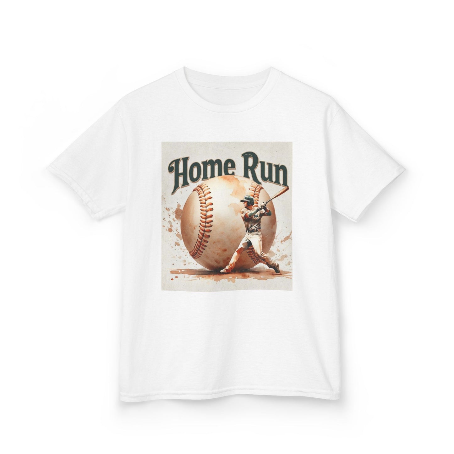 Kids Home Run Baseball Tee - Fun Sports Shirt for Young Athletes