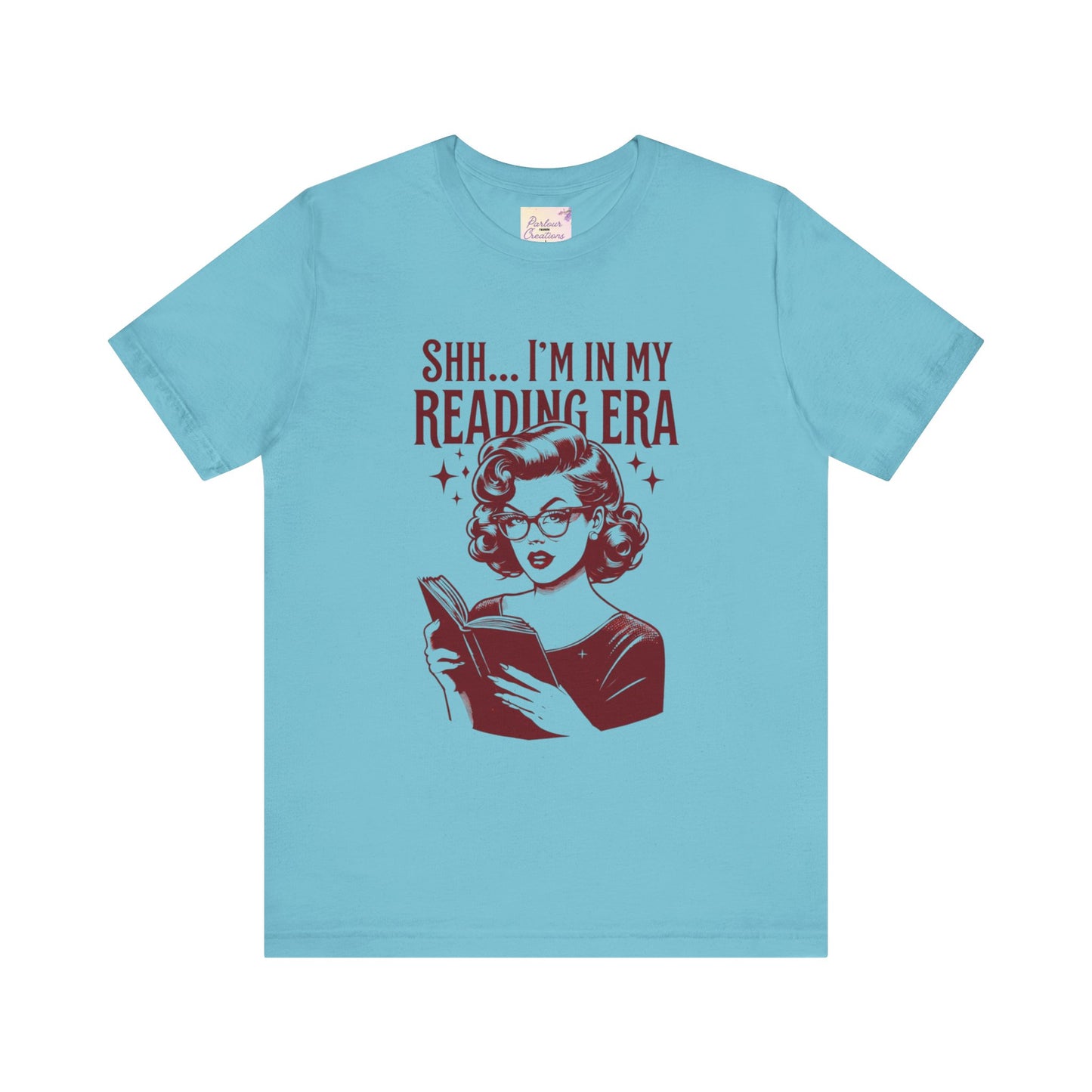 Shh... I'm in My Reading Era Tee, Book Lover Shirt, Gift for Readers, Literary T-Shirt, Cozy Reading Apparel, Fun Bookish Gift