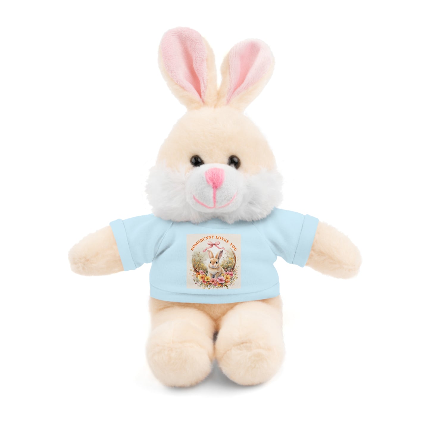 Personalized Stuffed Animal with Tee - ‘Somebunny Loves You’ Bear