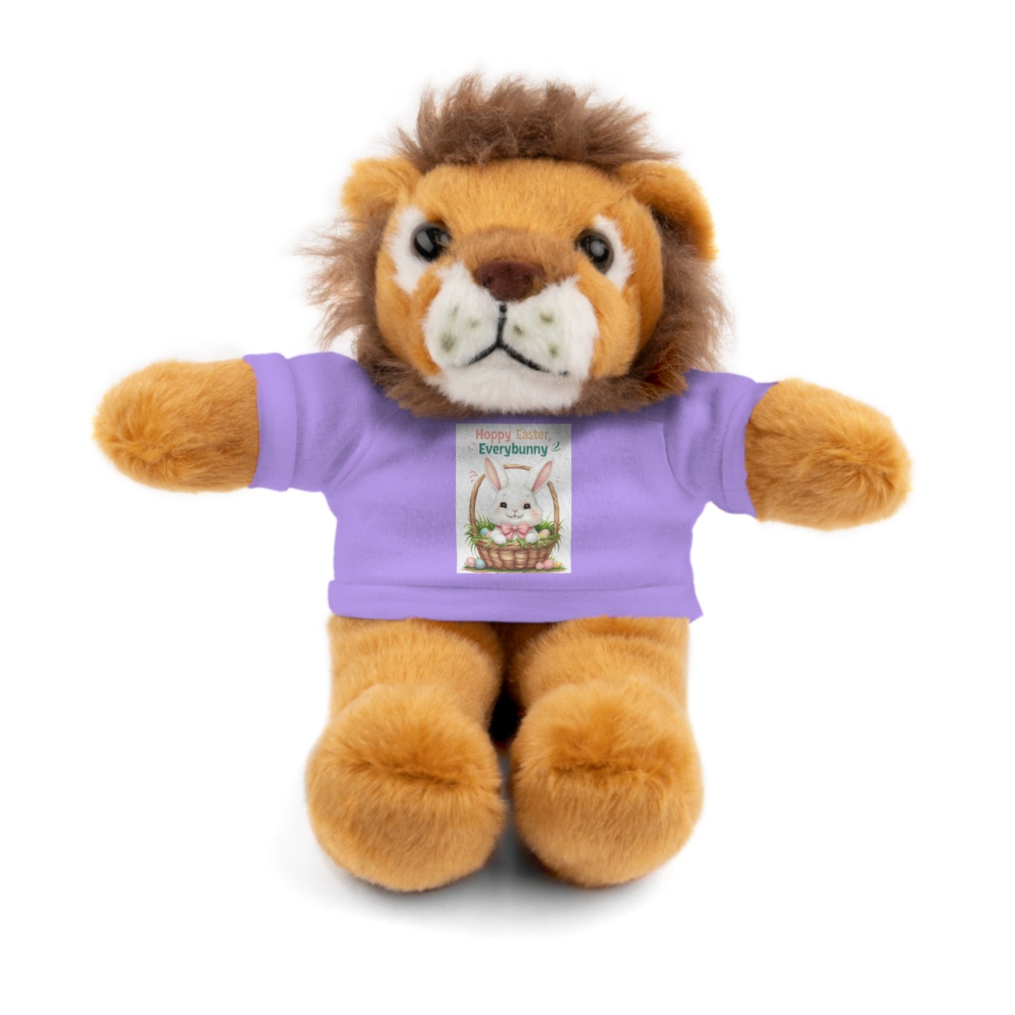 "Hoppy Easter" Easter Stuffed Animal Tee Bear - Perfect Gift for Kids