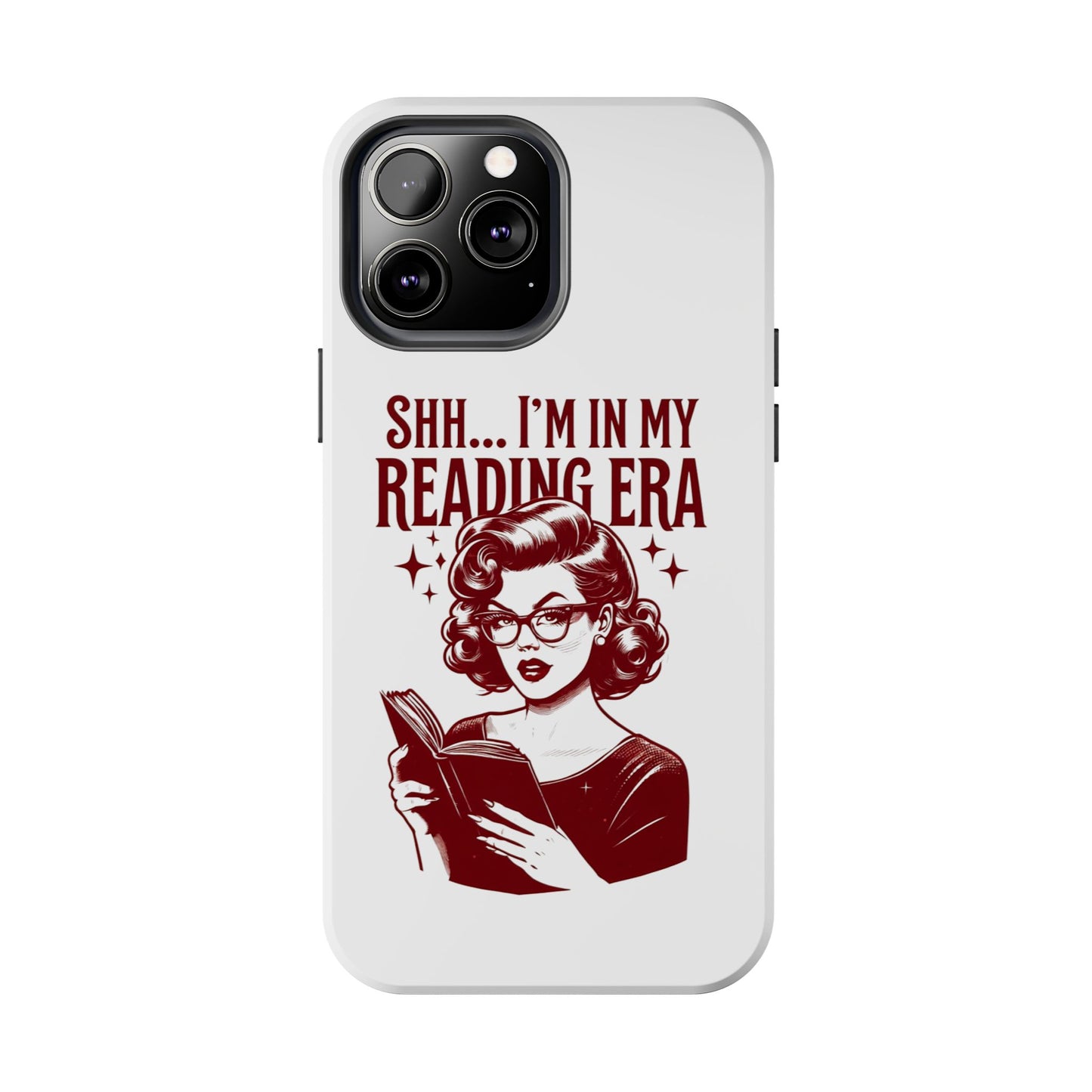 Reading Era Phone Case - Cute Gift for Book Lovers, Literary Accessories, Durable Phone Cases, Vintage Style, Phone Protection