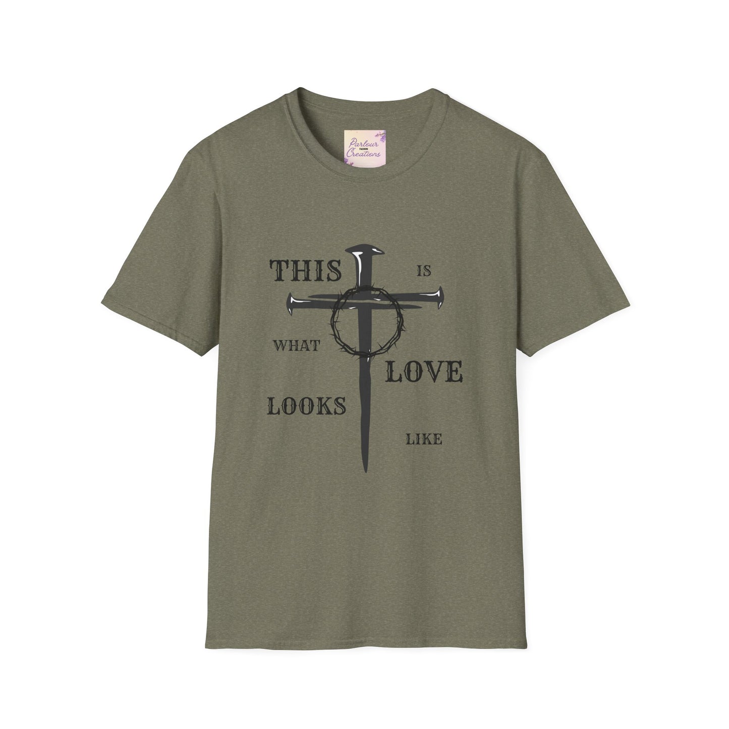 This Is What Love Looks Like Unisex Softstyle T-Shirt - Meaningful Graphic Tee