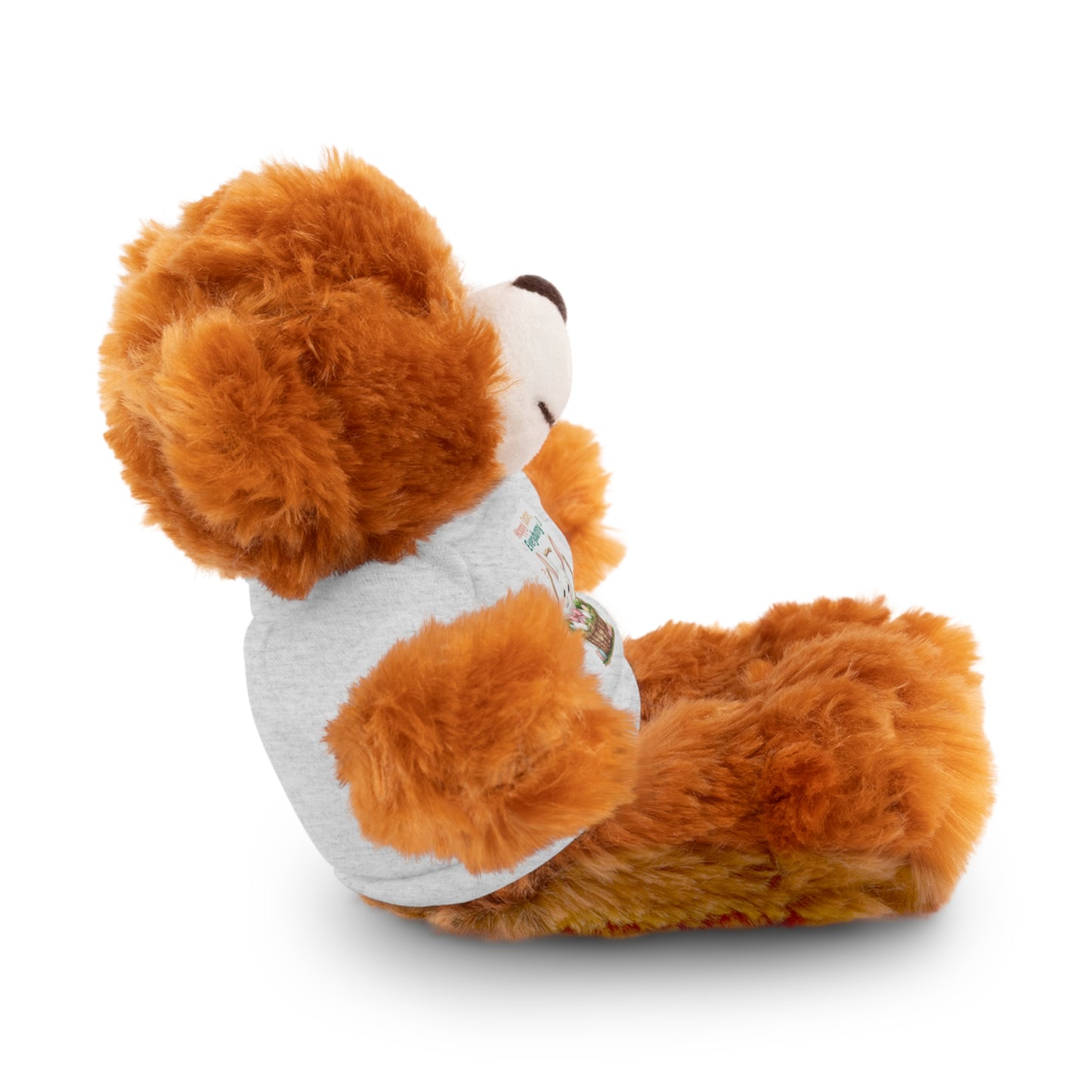 "Hoppy Easter" Easter Stuffed Animal Tee Bear - Perfect Gift for Kids