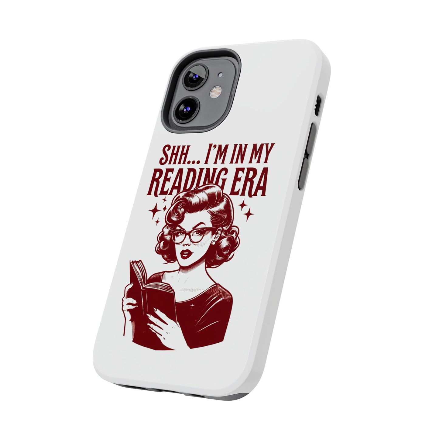 Reading Era Phone Case - Cute Gift for Book Lovers, Literary Accessories, Durable Phone Cases, Vintage Style, Phone Protection