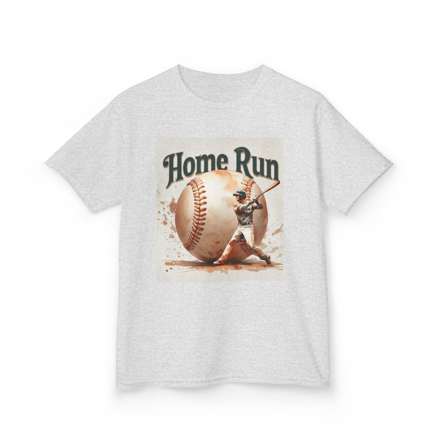 Kids Home Run Baseball Tee - Fun Sports Shirt for Young Athletes