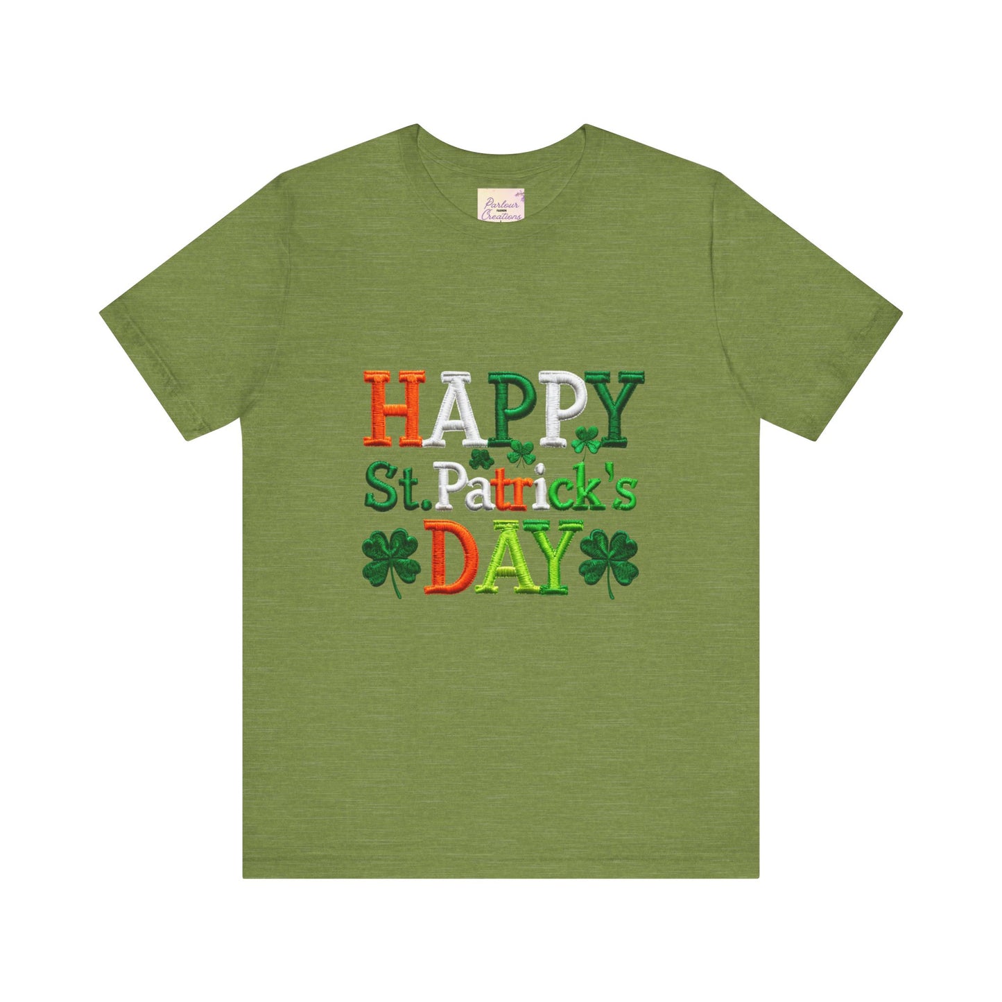 St. Patrick's Day Tee, Happy St. Patrick's Day Shirt, Unisex Irish Tee, Green Clover Tee, Casual Party Top