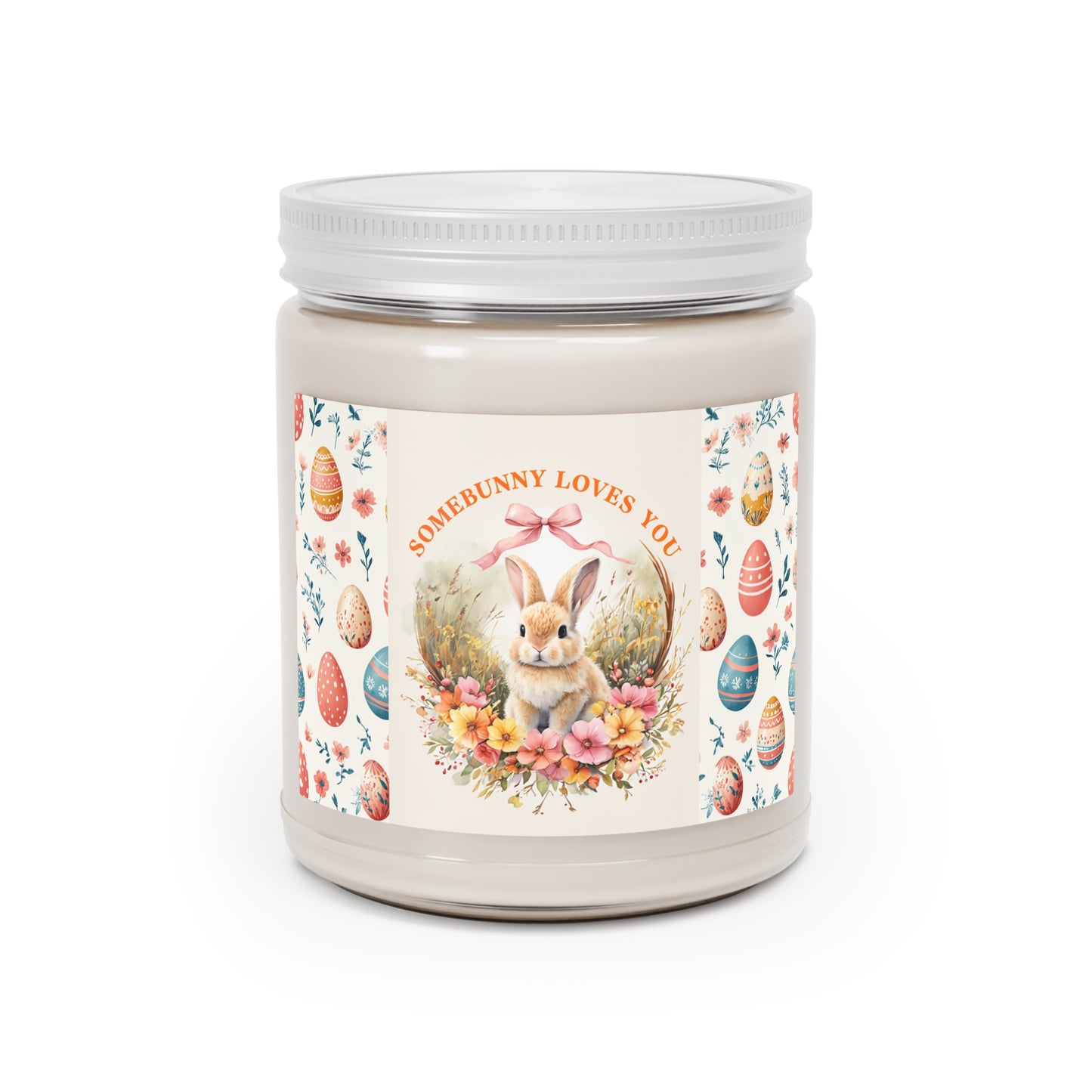 Easter Scented Candle - 'Somebunny Loves You' 9oz (Candle Match Books)