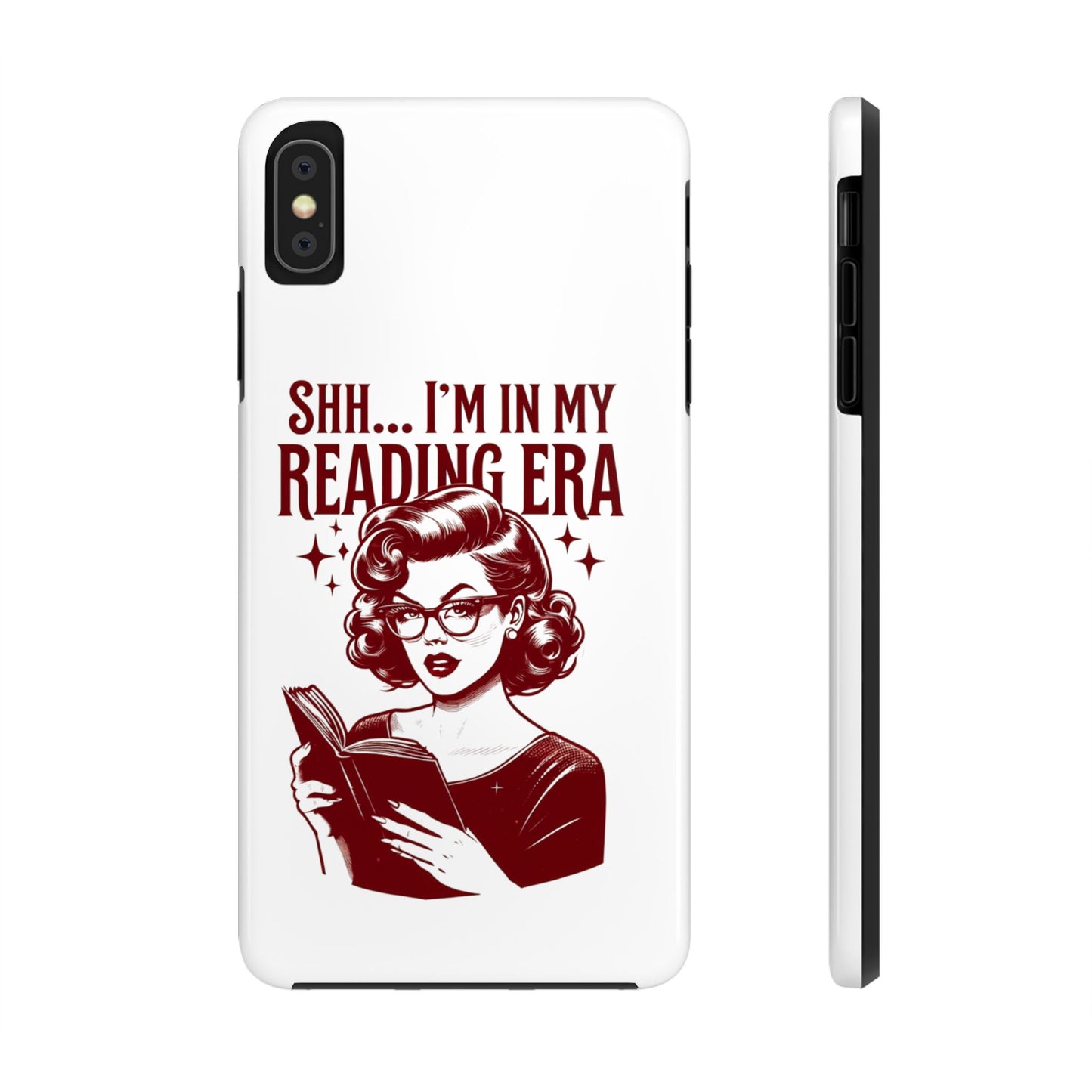 Reading Era Phone Case - Cute Gift for Book Lovers, Literary Accessories, Durable Phone Cases, Vintage Style, Phone Protection