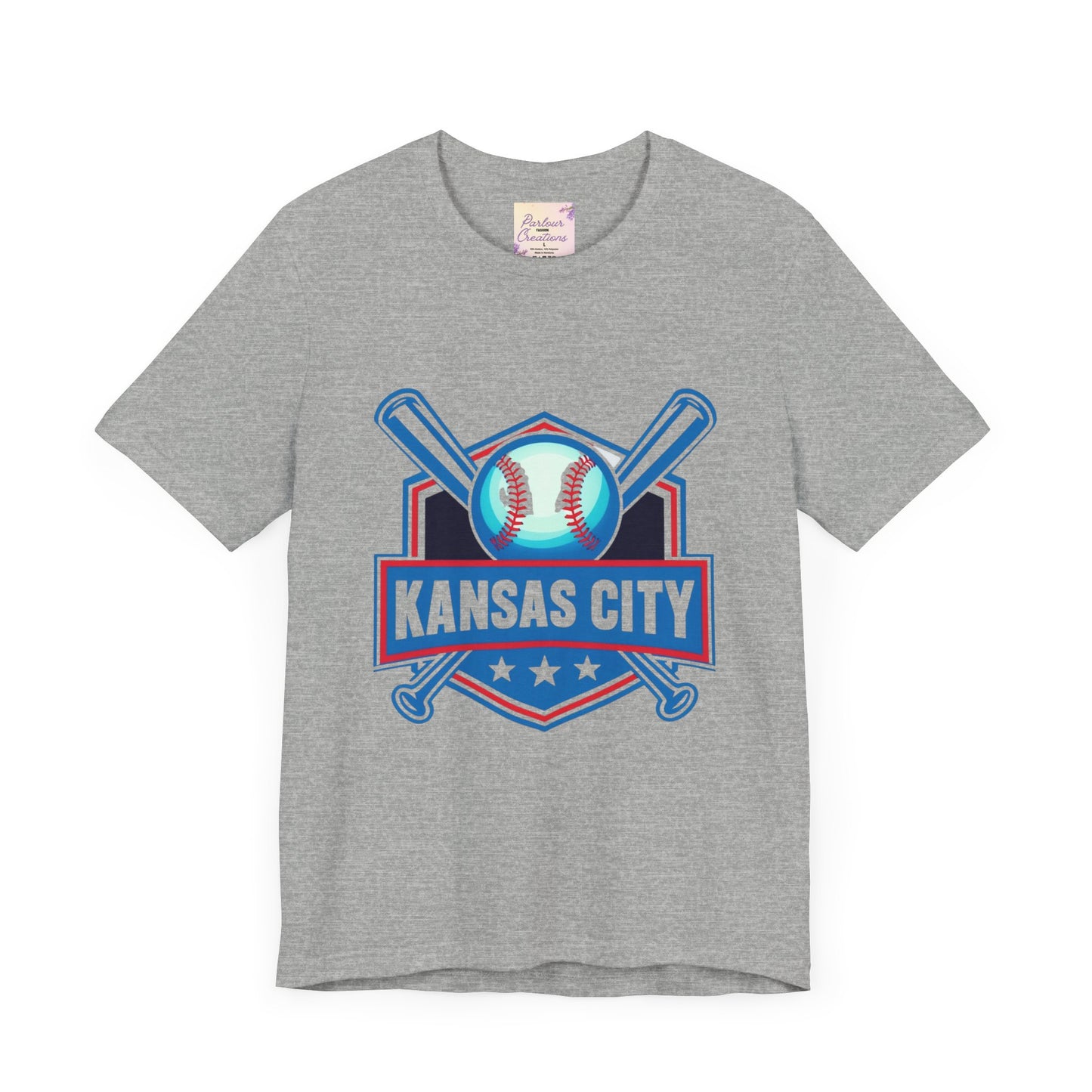 Kansas City Baseball Tee, Unisex Sports Shirt, Casual Game Day Top, Perfect for Baseball Lovers, Birthday Gift