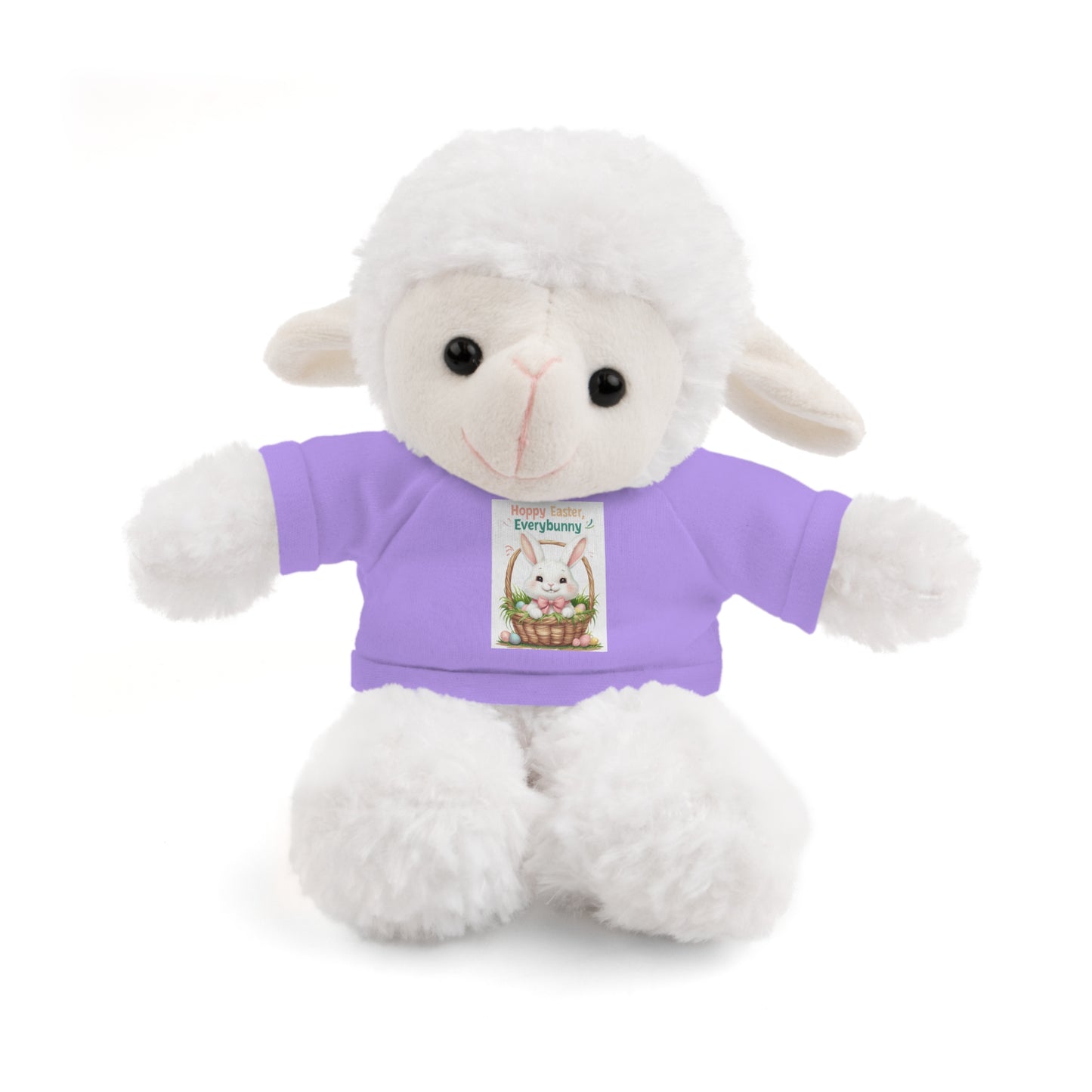 "Hoppy Easter" Easter Stuffed Animal Tee Bear - Perfect Gift for Kids