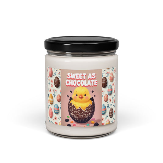 Sweet As Chocolate Scented Soy Candle | Spring Decor, Easter Gift, Home Fragrance, Relaxation, Cozy Vibes, Gift for Her