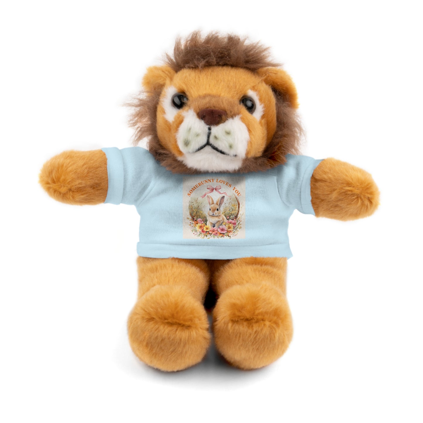 Personalized Stuffed Animal with Tee - ‘Somebunny Loves You’ Bear