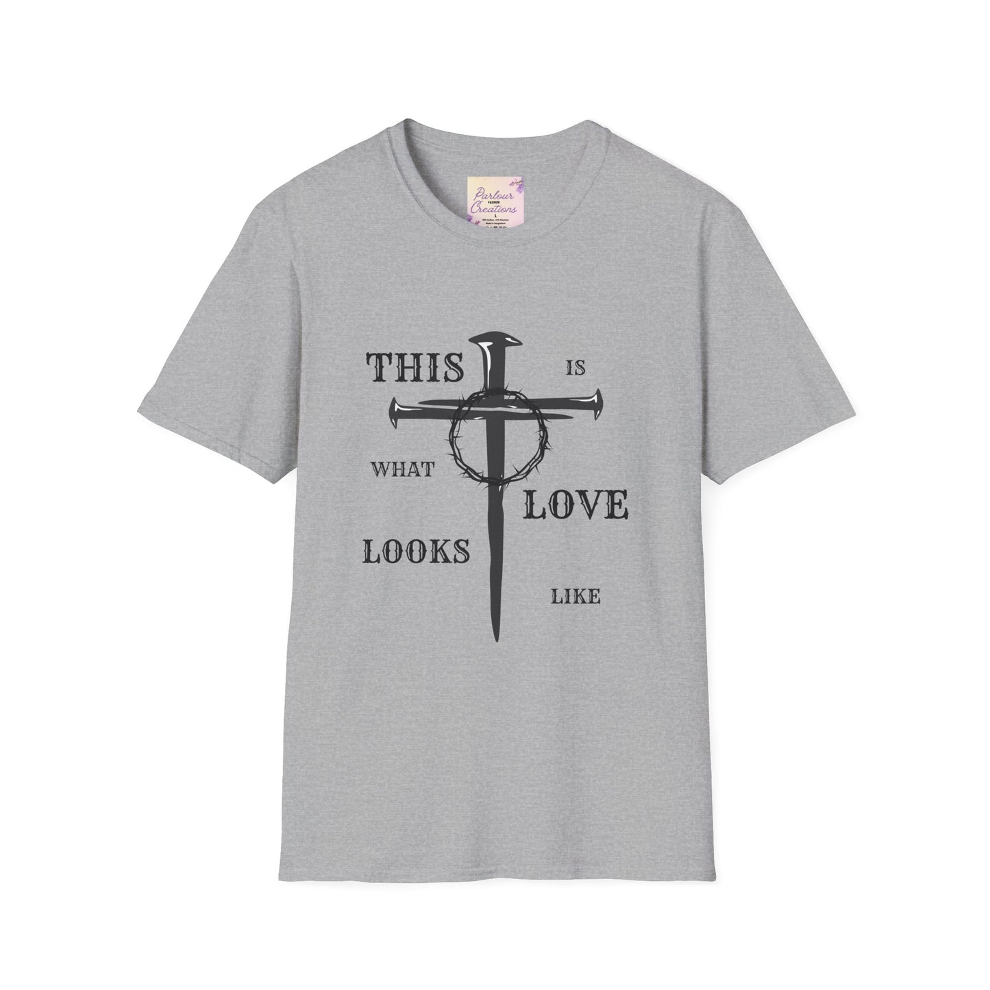 This Is What Love Looks Like Unisex Softstyle T-Shirt - Meaningful Graphic Tee