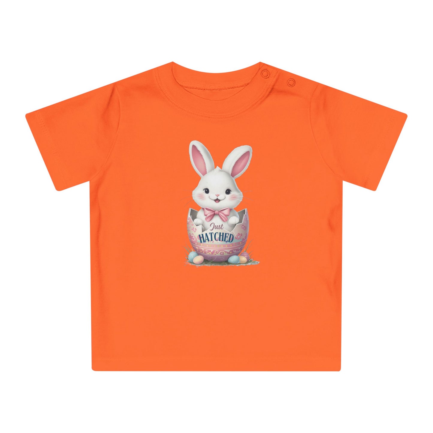 Easter Bunny Baby T-Shirt - 'Just Hatched' Design