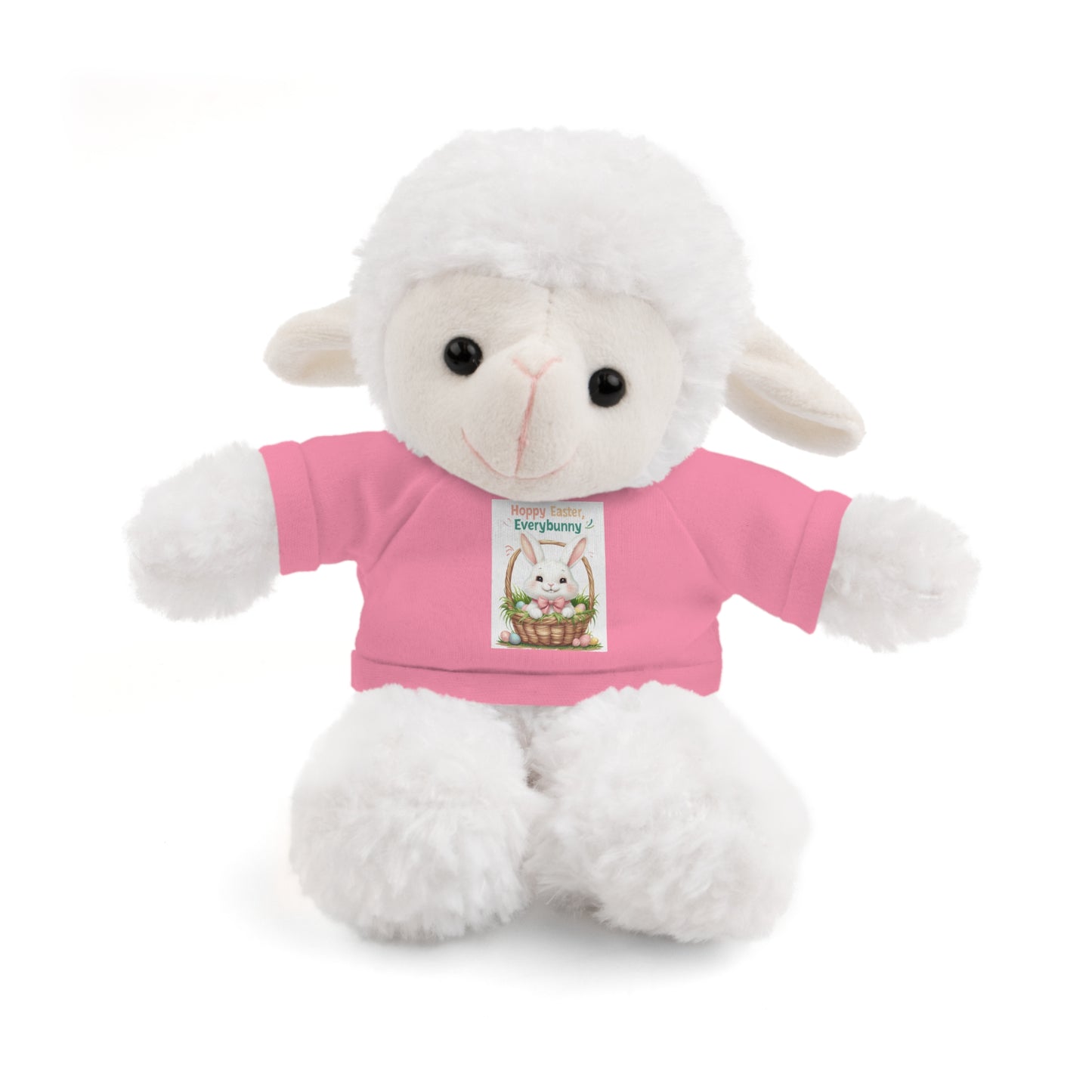 "Hoppy Easter" Easter Stuffed Animal Tee Bear - Perfect Gift for Kids