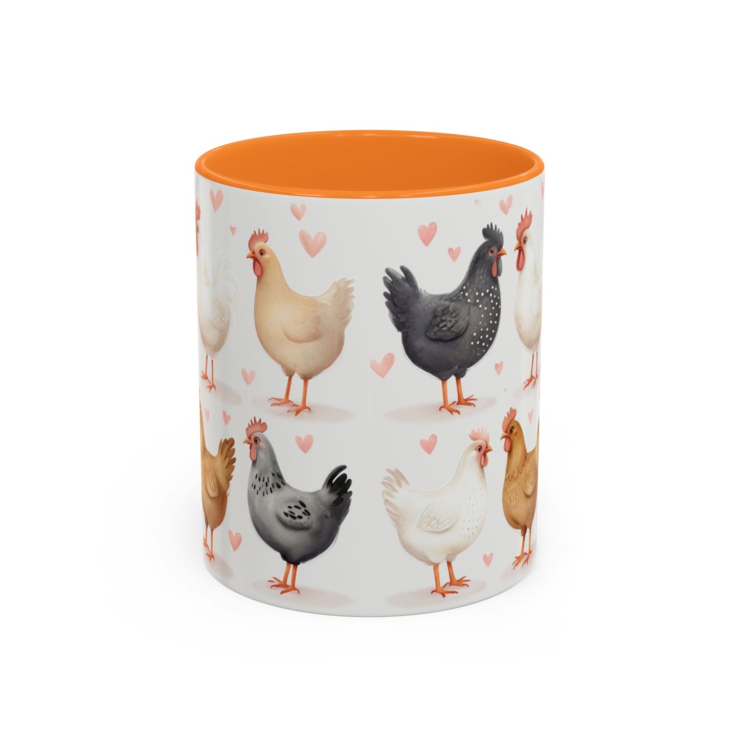 Valentines Chicken Lovers 11oz Ceramic Mug For Him, Her, Them, Child, Gift