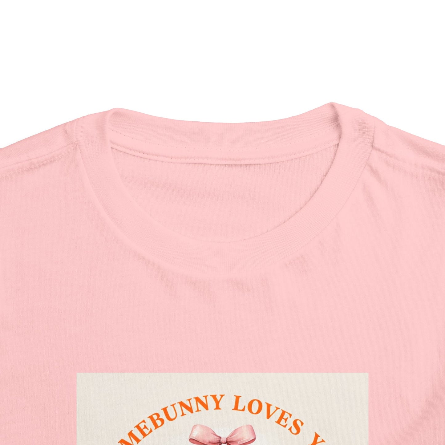 Toddler Short Sleeve Tee - 'Somebunny Loves You' Cute Bunny Design for Easter & Spring Celebrations