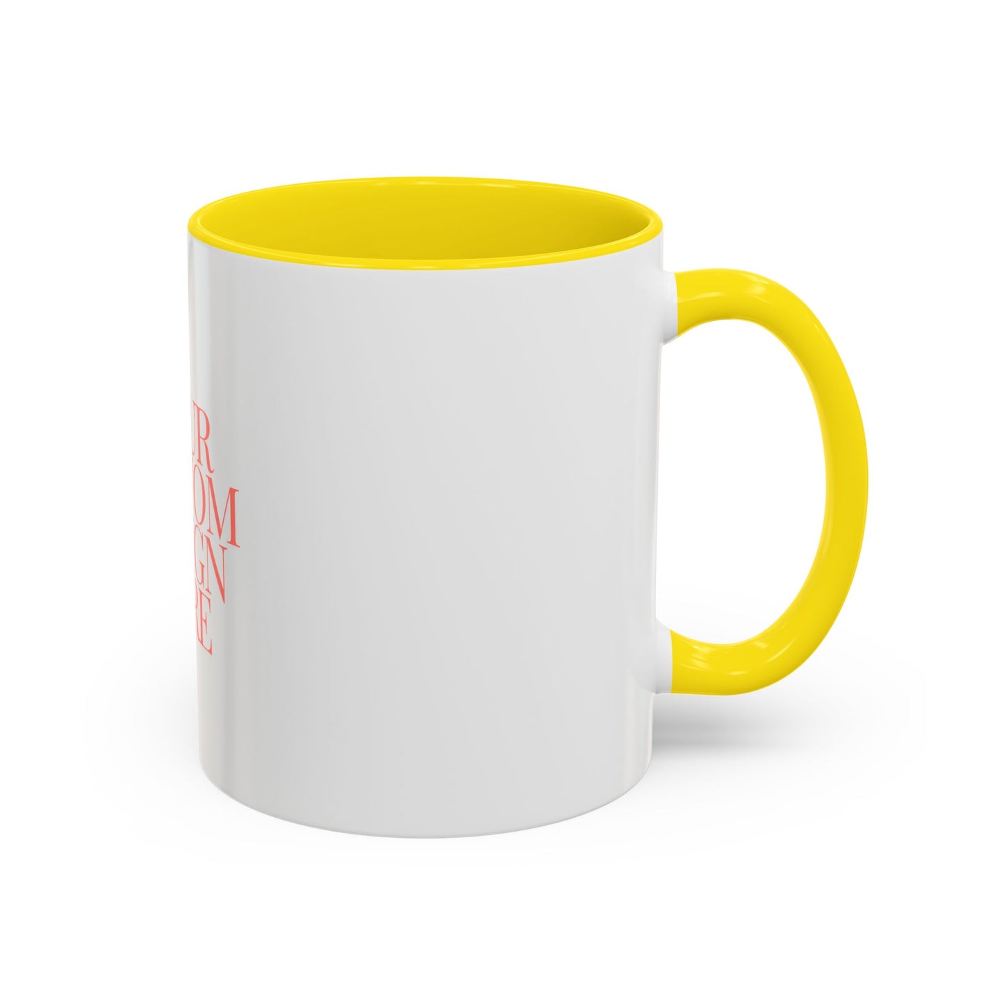 Custom Design Accent Coffee Mug - Personalized Drinkware for Home & Office