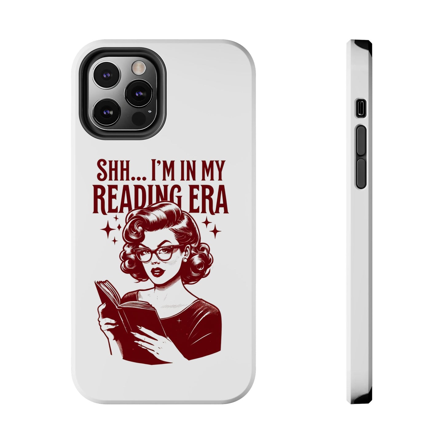 Reading Era Phone Case - Cute Gift for Book Lovers, Literary Accessories, Durable Phone Cases, Vintage Style, Phone Protection