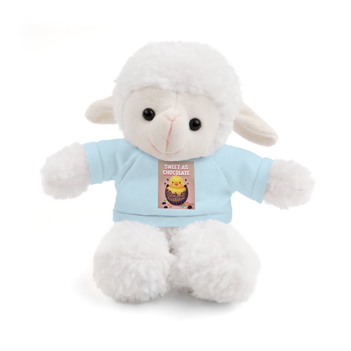 Sweet as Chocolate Stuffed Animal - Adorable Plush Toy with Tee