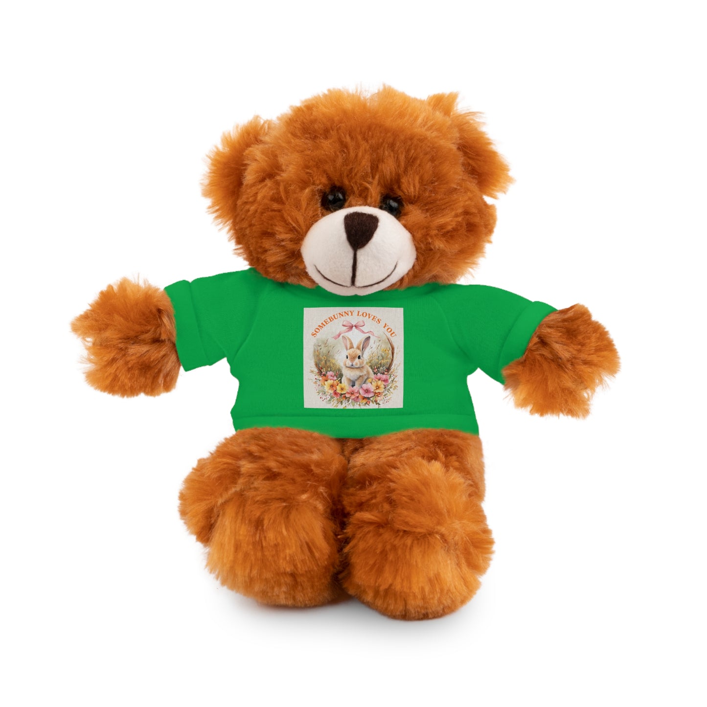 Personalized Stuffed Animal with Tee - ‘Somebunny Loves You’ Bear