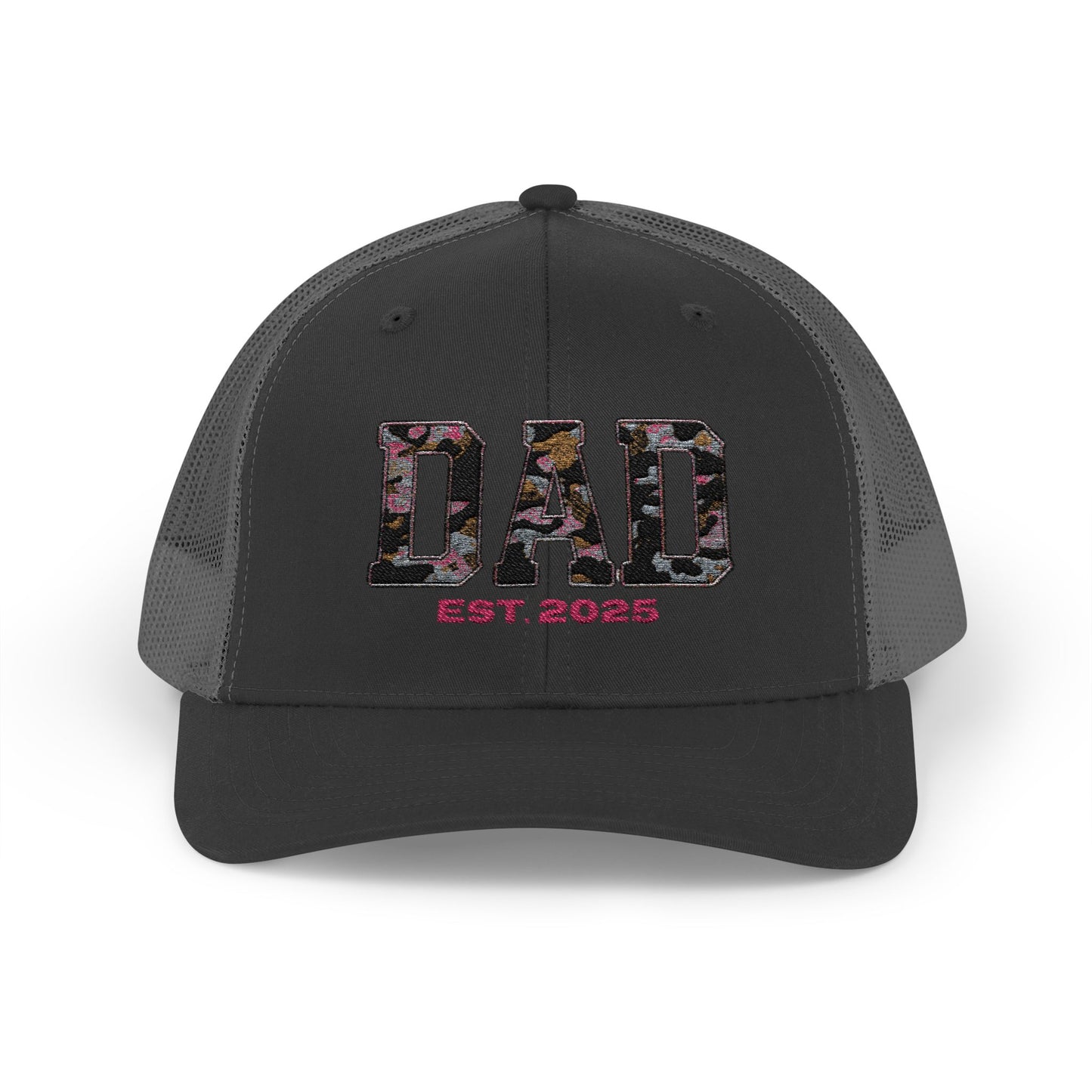 Personalized Embordered Dad Hat - Snapback Trucker Cap for Dad, Personalize with Child(ren) Name(s)