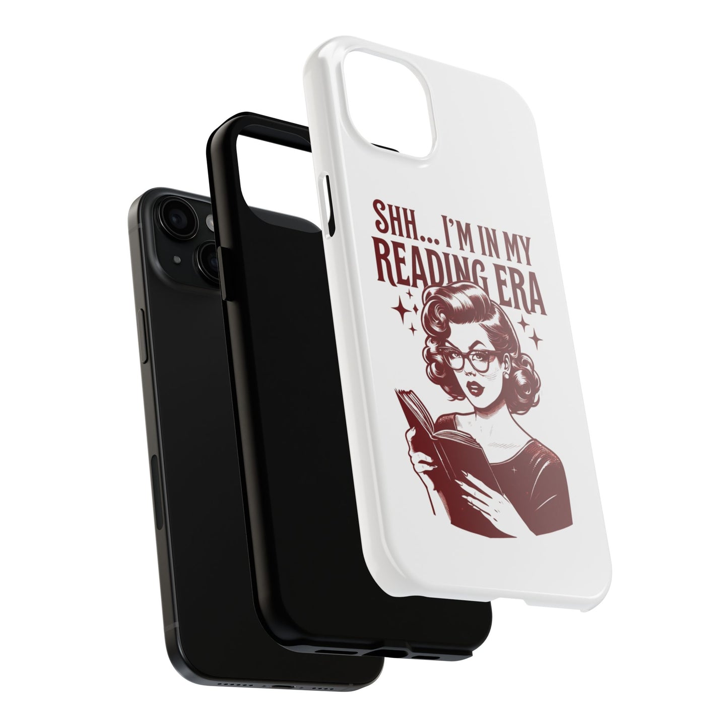 Reading Era Phone Case - Cute Gift for Book Lovers, Literary Accessories, Durable Phone Cases, Vintage Style, Phone Protection