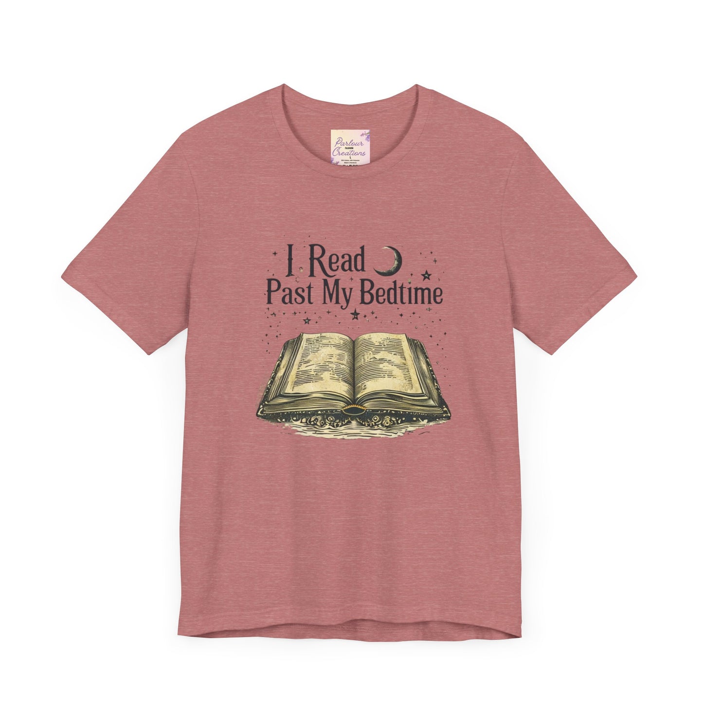 I Read Past My Bedtime Tee - Cozy Literary T-Shirt, Book Lover Gift, Reading Shirt, Night Owl Apparel, Perfect for Literature Lovers