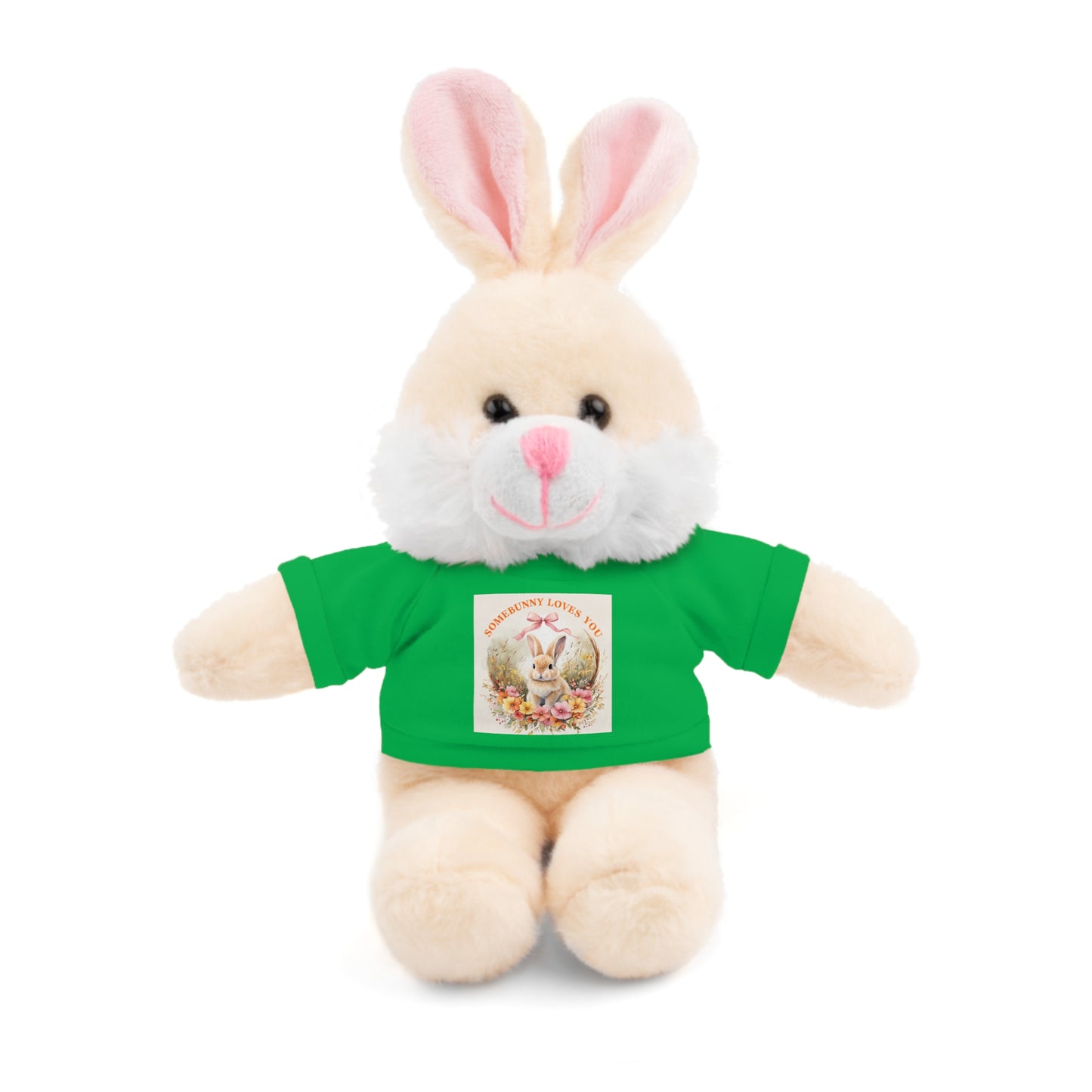 Personalized Stuffed Animal with Tee - ‘Somebunny Loves You’ Bear