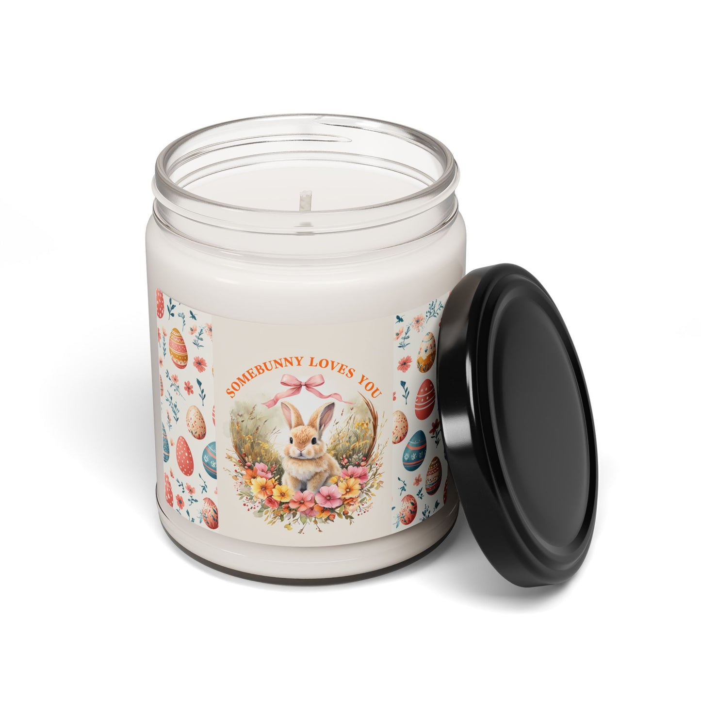 Easter Scented Soy Candle - "Somebunny Loves You" (Candle Match Books)