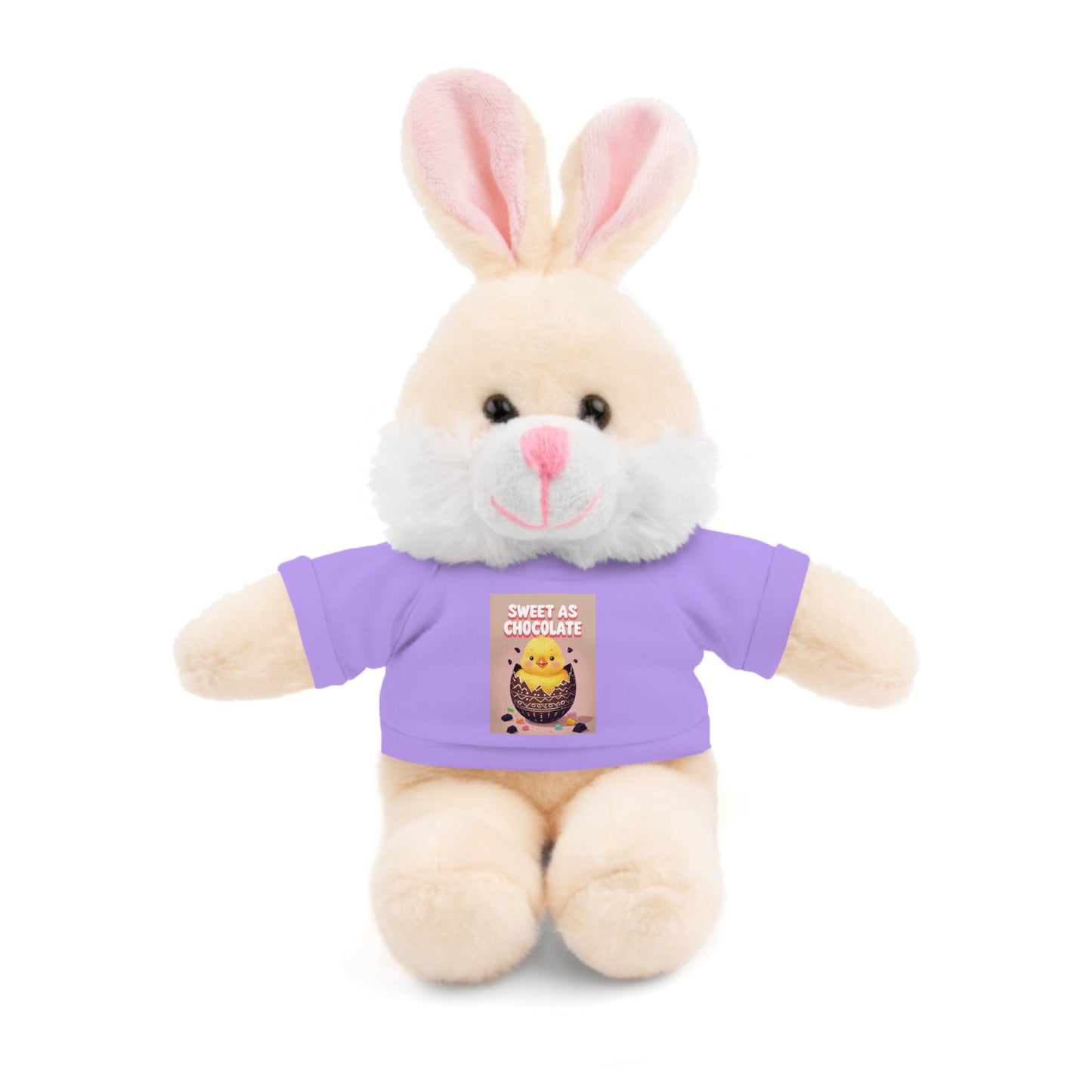 Sweet as Chocolate Stuffed Animal - Adorable Plush Toy with Tee