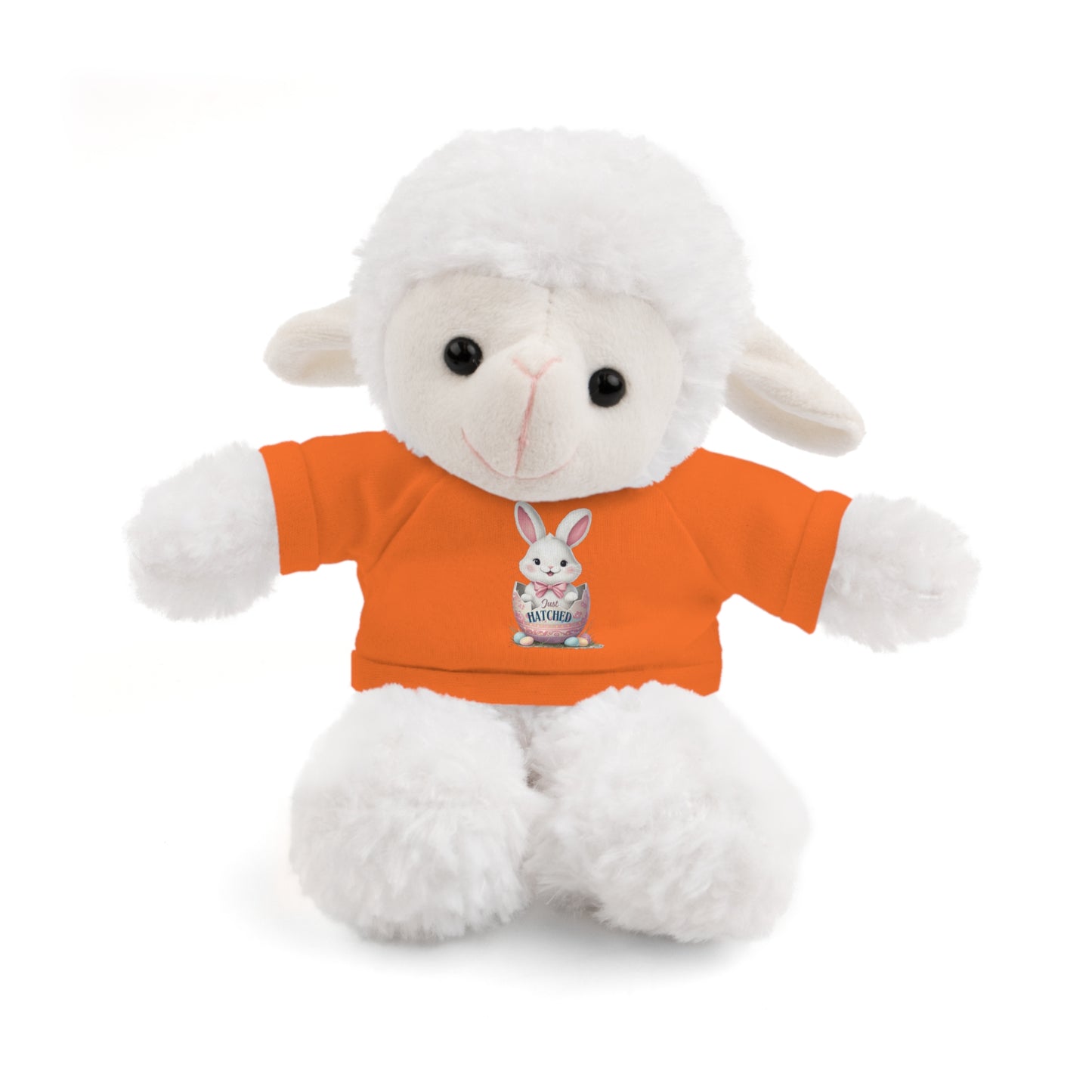 Adorable Bunny Tee "Just Hatched" Stuffed Animal - Perfect Gift for Kids