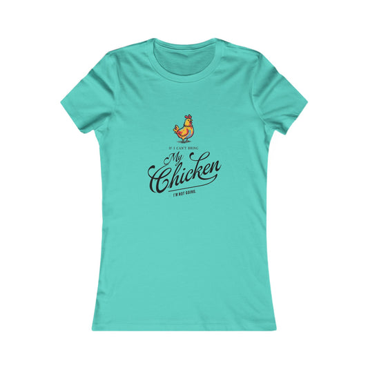 Funny Women's Chicken Graphic Tee | Perfect for Animal Lovers