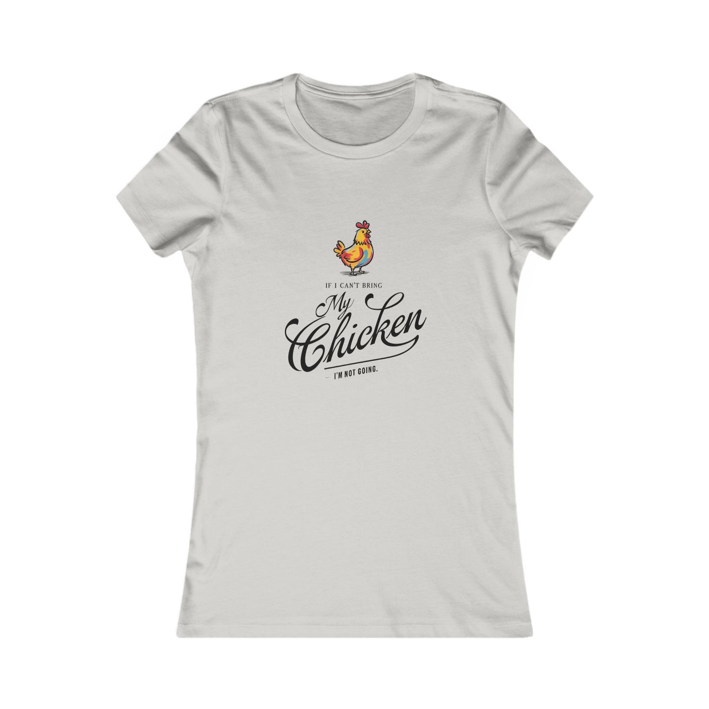 Funny Women's Chicken Graphic Tee | Perfect for Animal Lovers