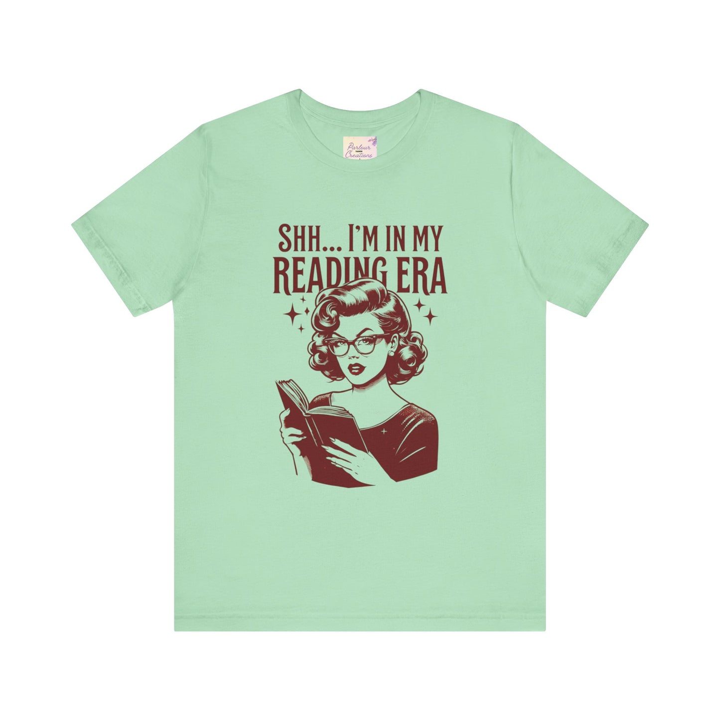 Shh... I'm in My Reading Era Tee, Book Lover Shirt, Gift for Readers, Literary T-Shirt, Cozy Reading Apparel, Fun Bookish Gift