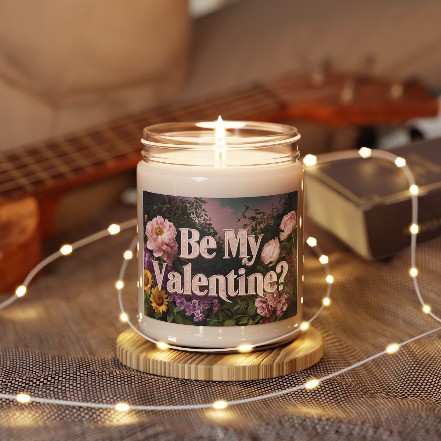 Personalized Valentine's Day Candle, Soy Candle Gifts, 9oz Candle, Jar Candle, Valentine Gifts for Her/Him/Them