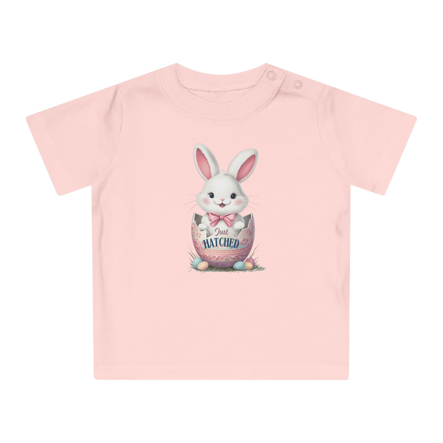 Easter Bunny Baby T-Shirt - 'Just Hatched' Design