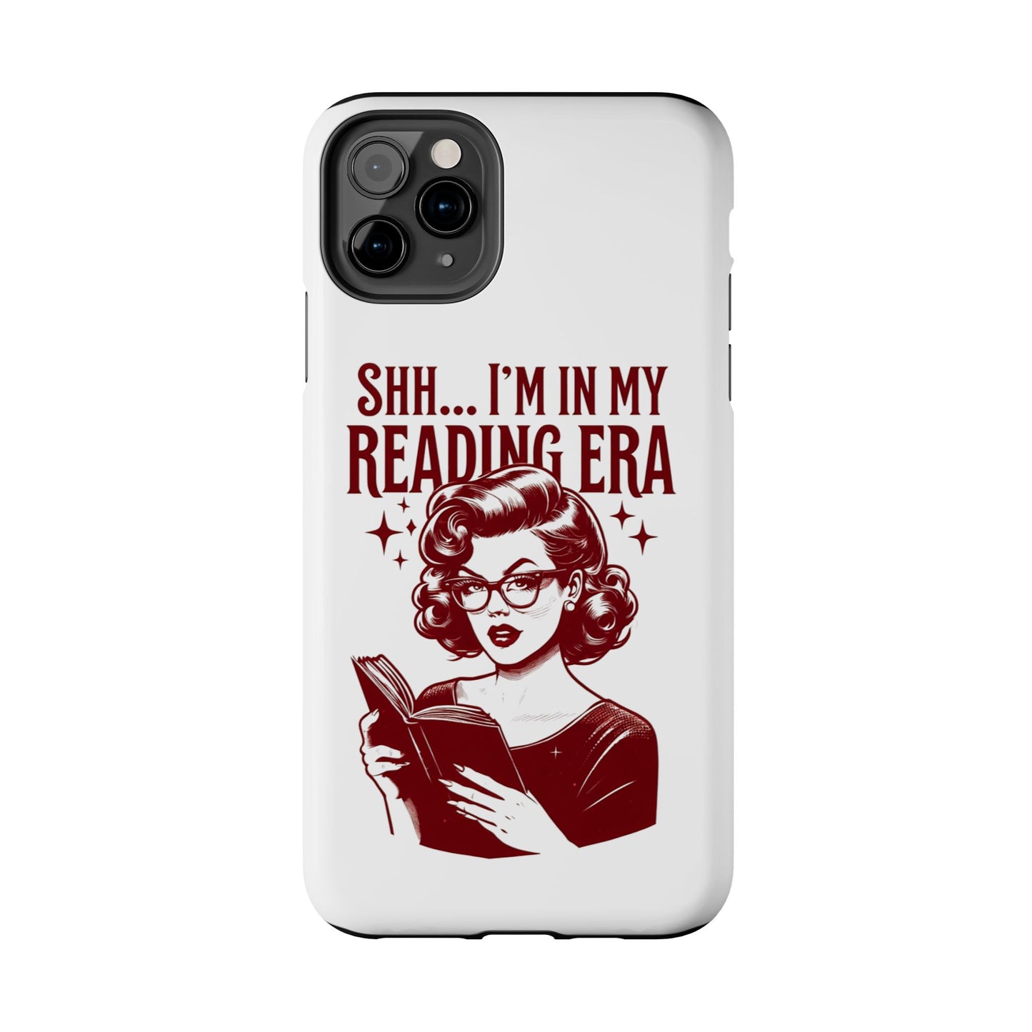 Reading Era Phone Case - Cute Gift for Book Lovers, Literary Accessories, Durable Phone Cases, Vintage Style, Phone Protection