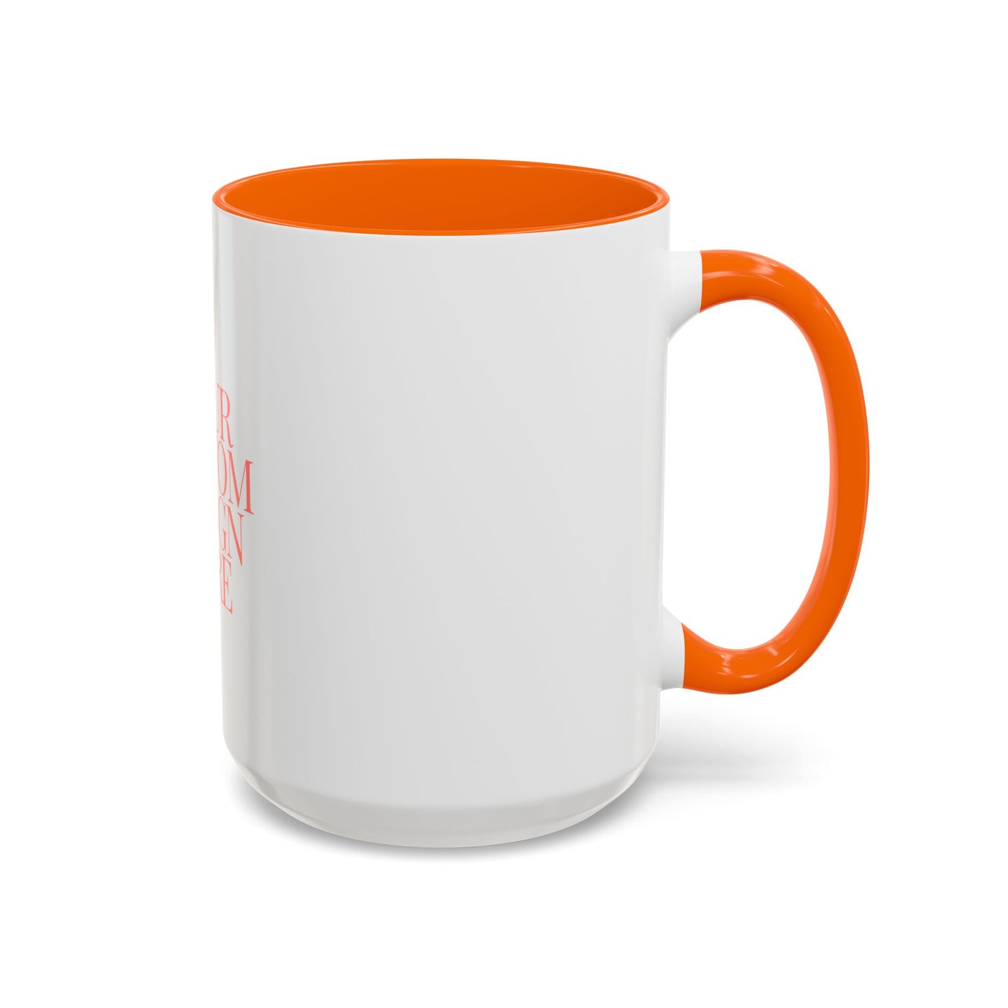 Custom Design Accent Coffee Mug - Personalized Drinkware for Home & Office