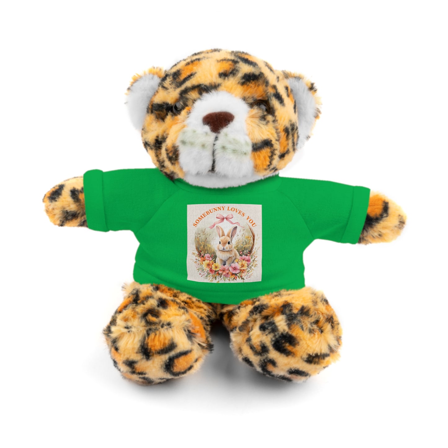 Personalized Stuffed Animal with Tee - ‘Somebunny Loves You’ Bear