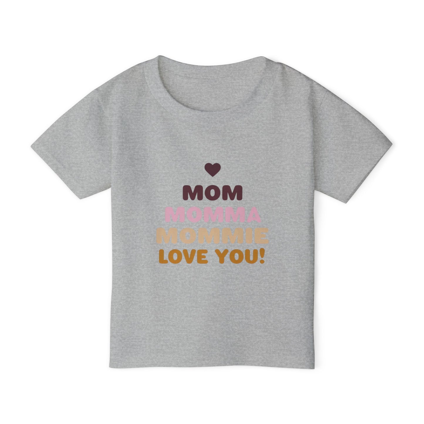 Cute Love for Mom Toddler T-Shirt - Adorable Gift for Mother's Day