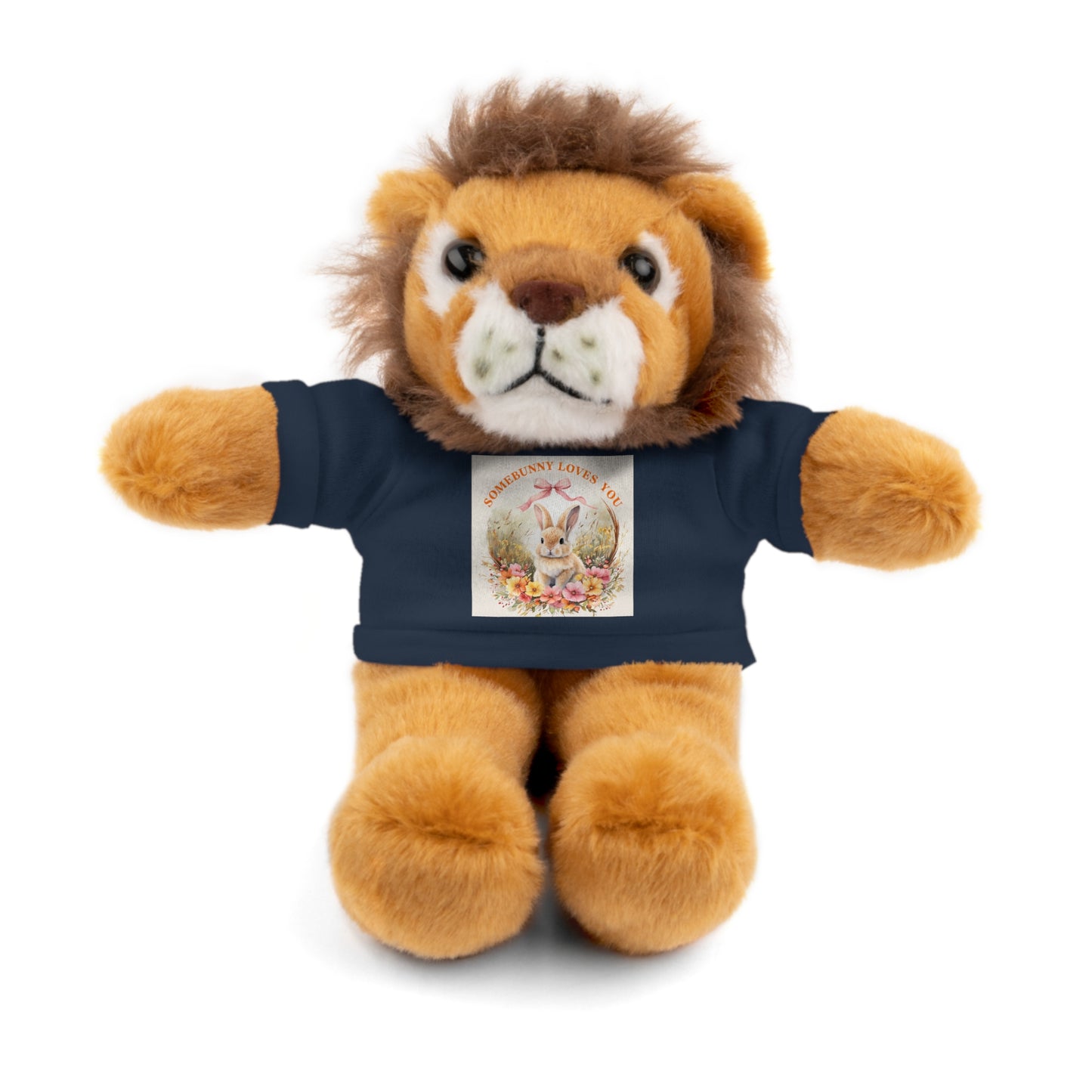 Personalized Stuffed Animal with Tee - ‘Somebunny Loves You’ Bear