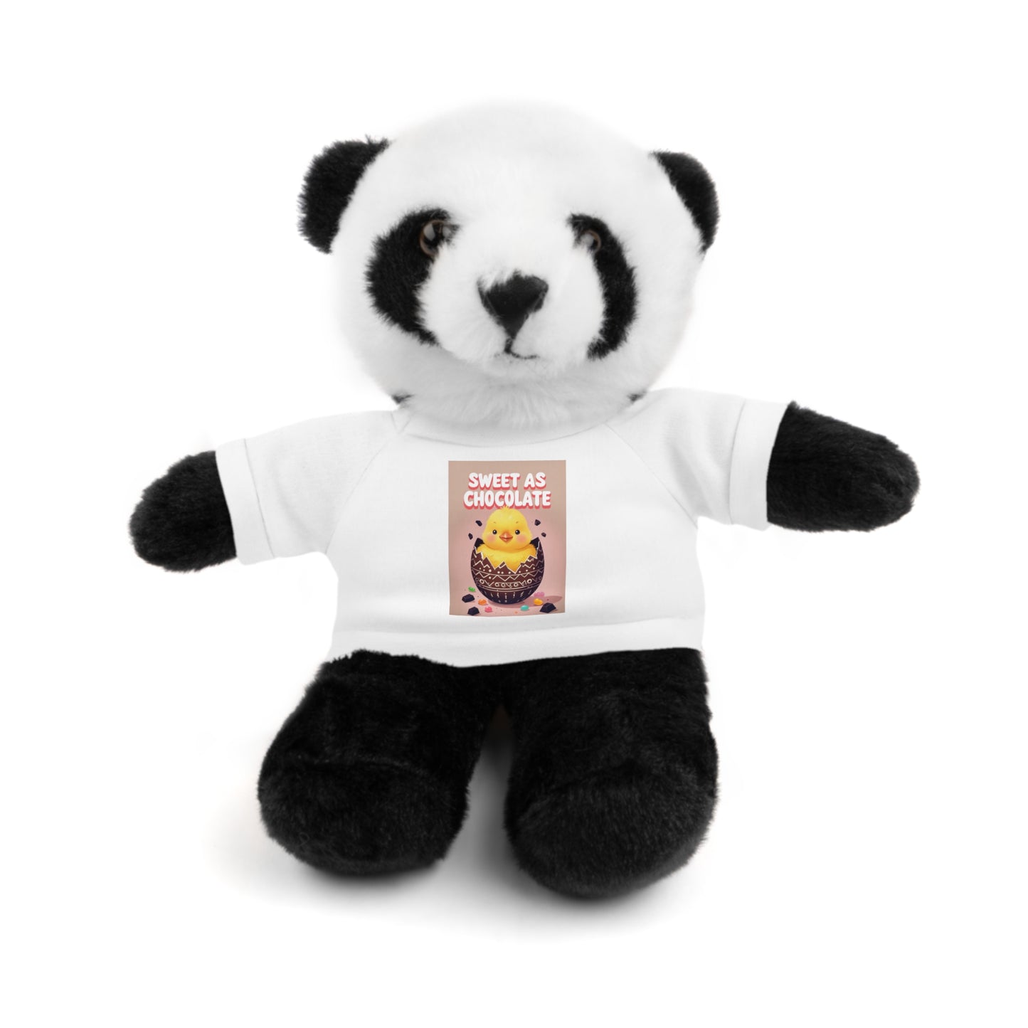 Sweet as Chocolate Stuffed Animal - Adorable Plush Toy with Tee