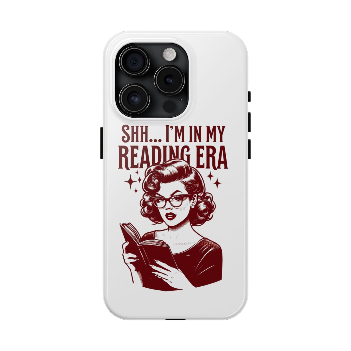 Reading Era Phone Case - Cute Gift for Book Lovers, Literary Accessories, Durable Phone Cases, Vintage Style, Phone Protection