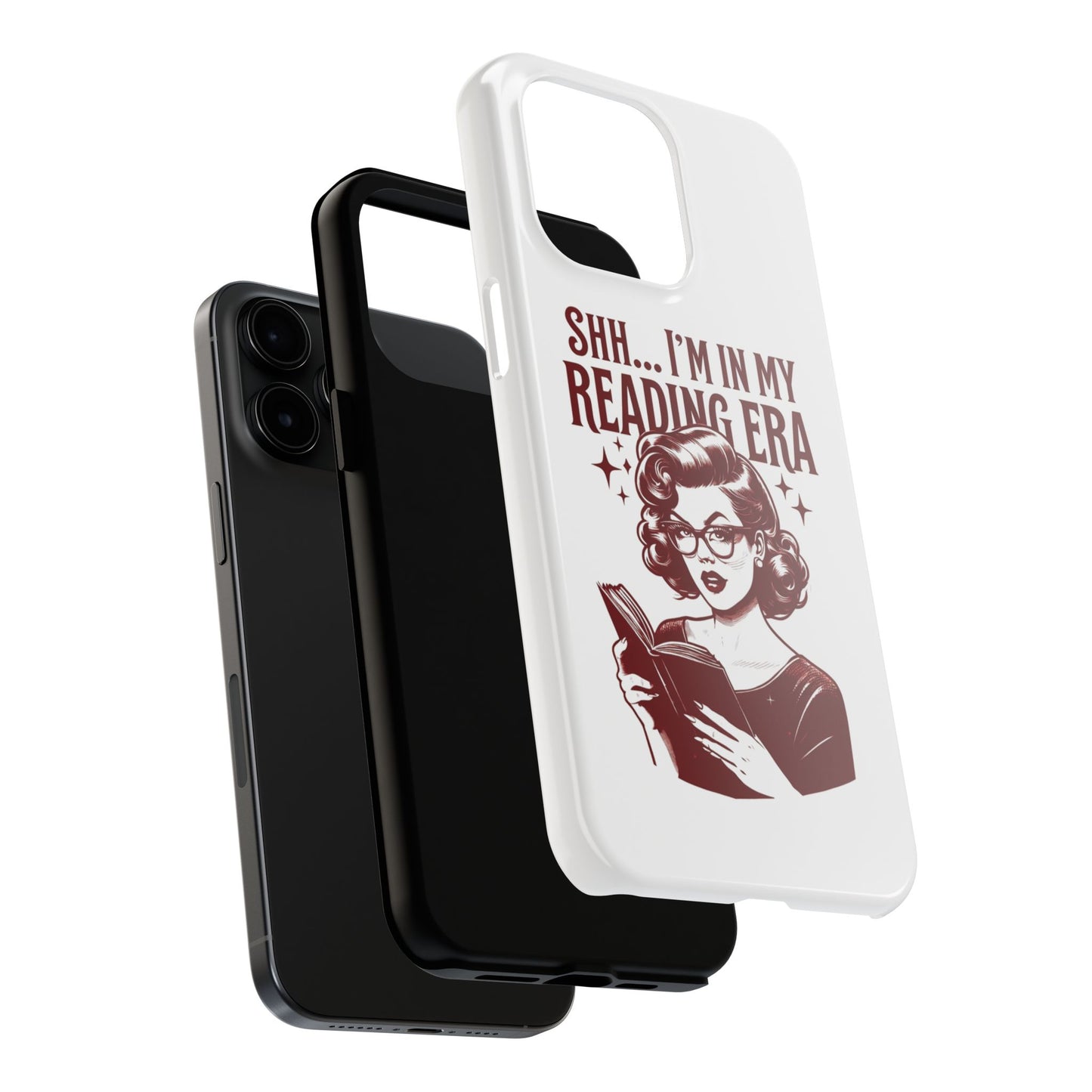 Reading Era Phone Case - Cute Gift for Book Lovers, Literary Accessories, Durable Phone Cases, Vintage Style, Phone Protection