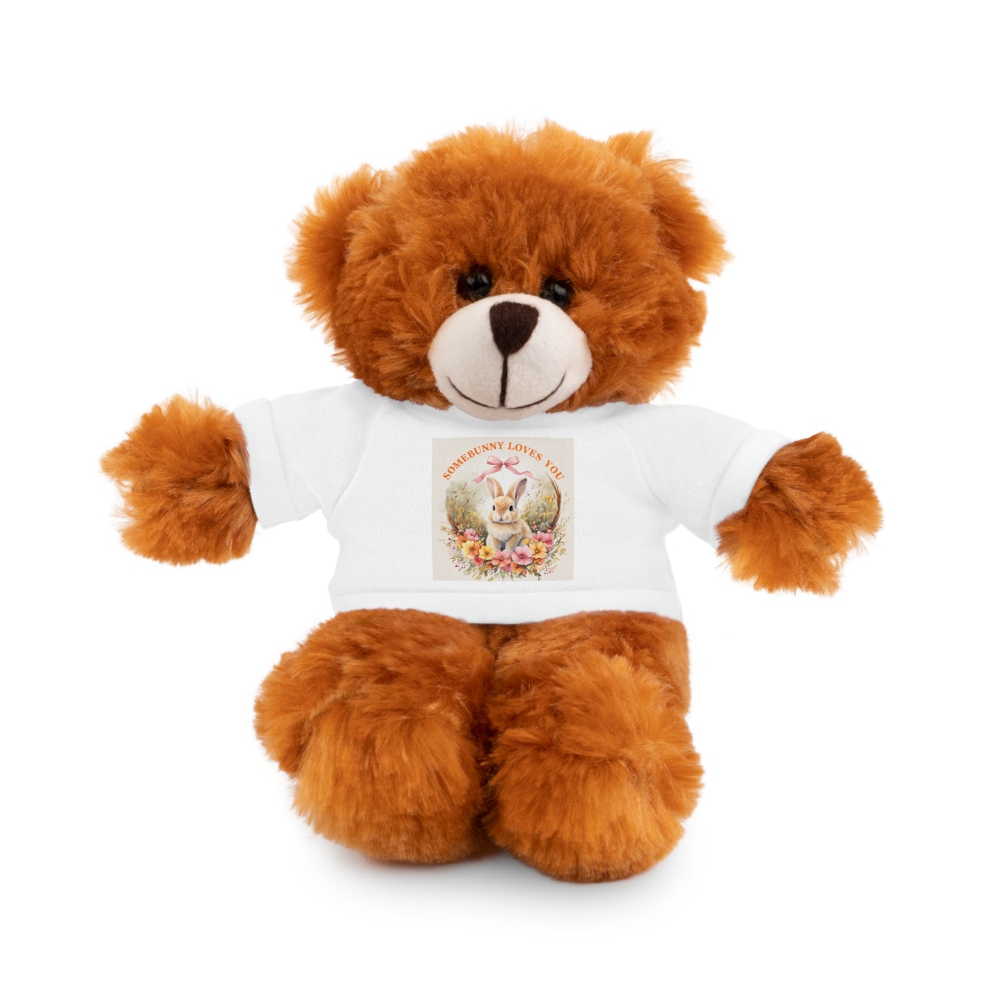 Personalized Stuffed Animal with Tee - ‘Somebunny Loves You’ Bear