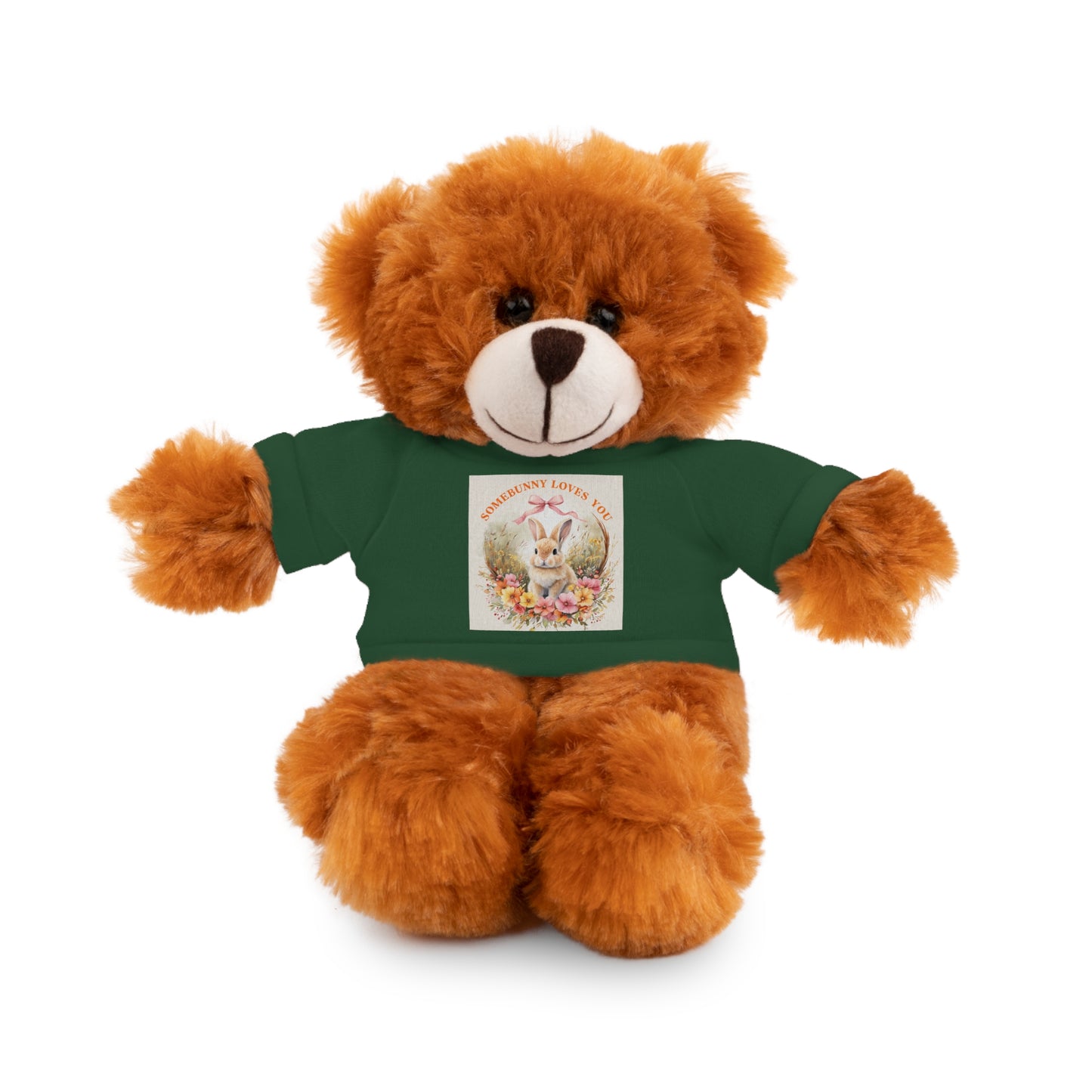 Personalized Stuffed Animal with Tee - ‘Somebunny Loves You’ Bear