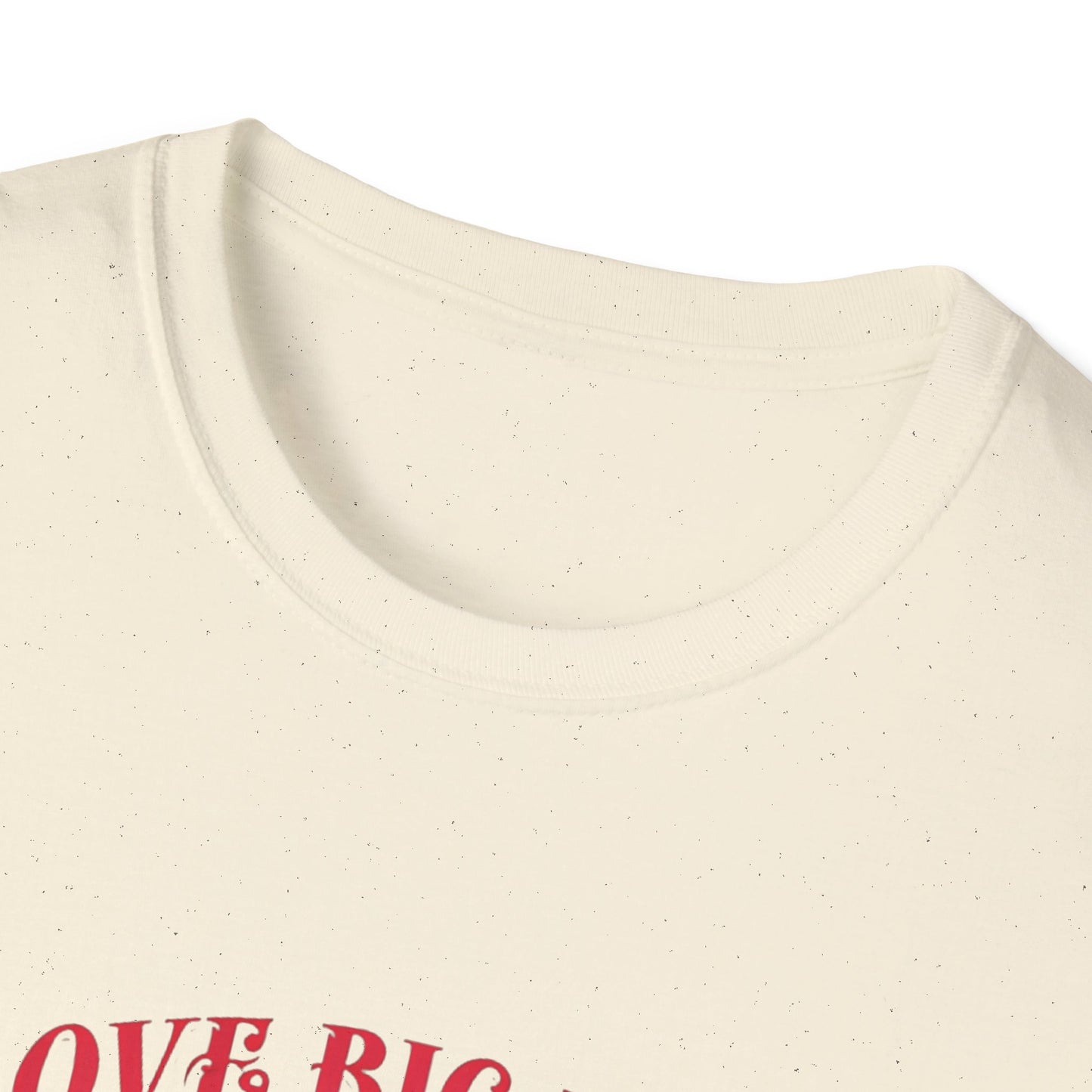 I Love Big Books Unisex Softstyle T-Shirt - Perfect for Book Lovers